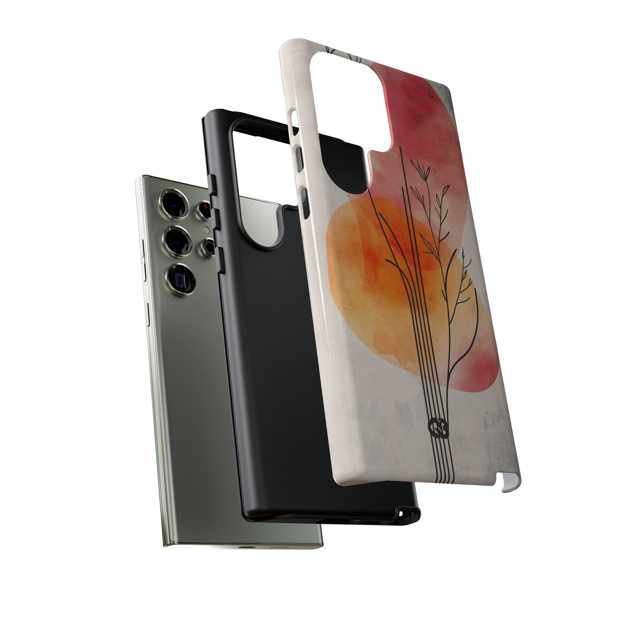 Crimson Bloom Lineage · Tough Phone Case for Samsung