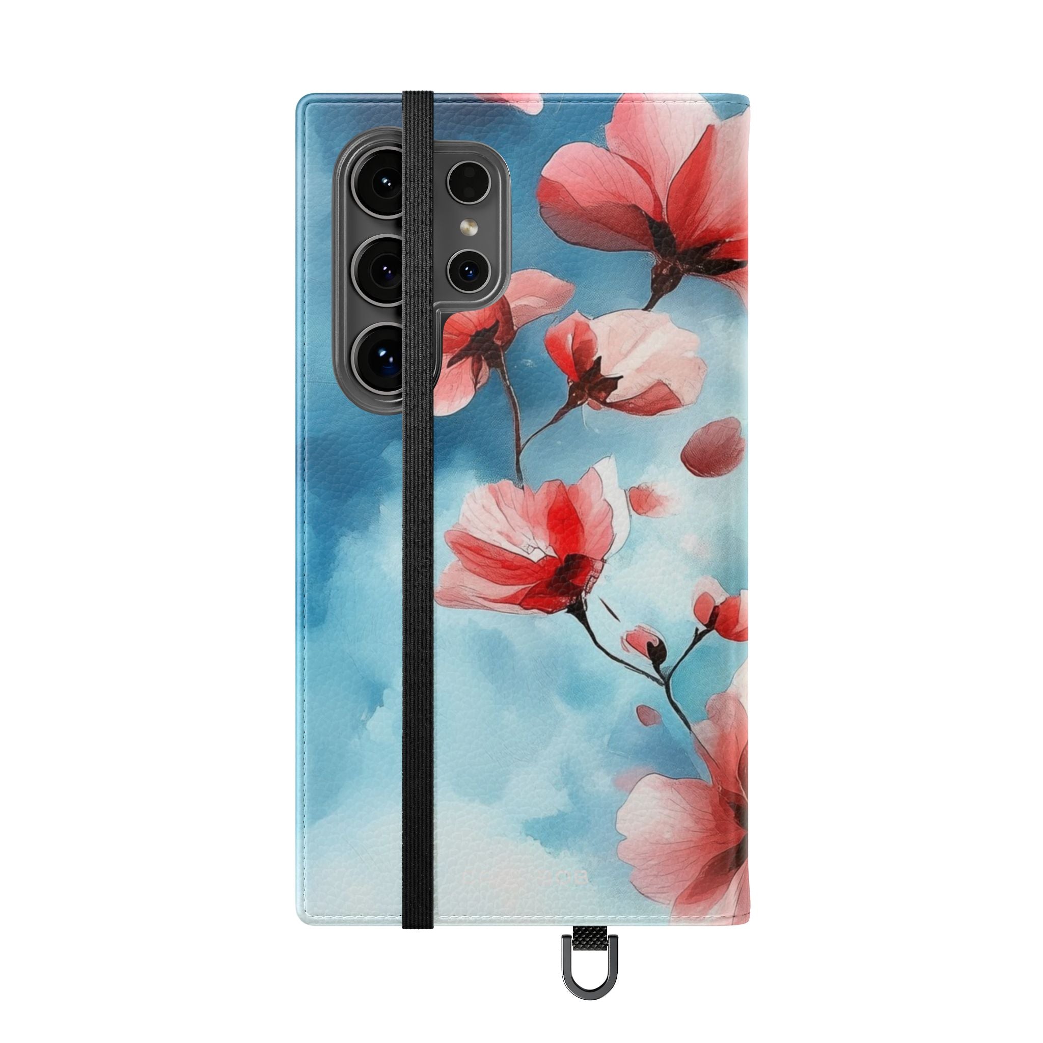 Pink Bloom Drift - Samsung S24 Ultra Case - Lompakkokotelo