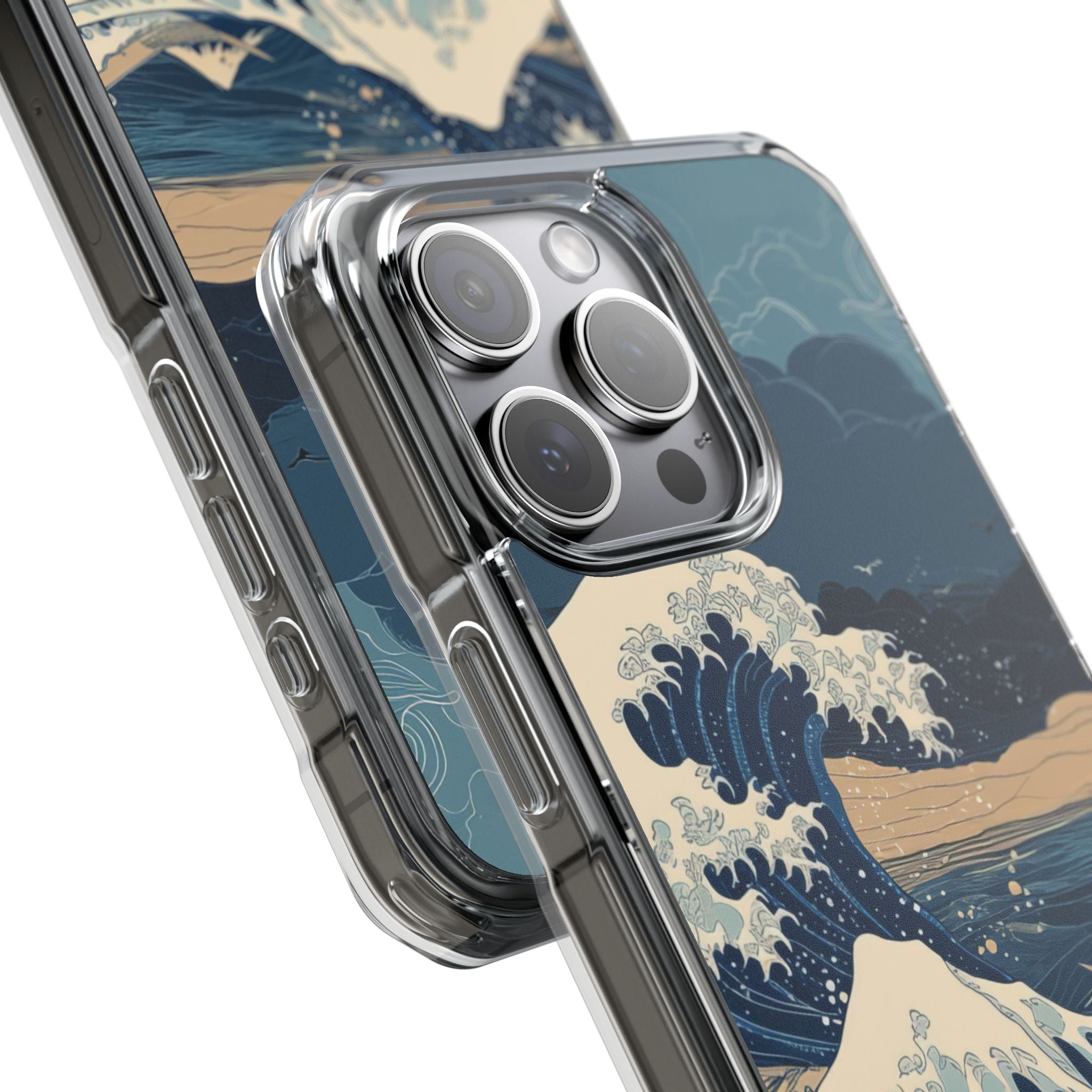 Cresting Blue Wave iPhone 15 Pro Max Cover - Impact