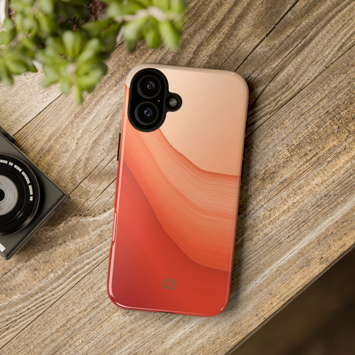 Terracotta Flow · Tough Phone Case for iPhone · Orange