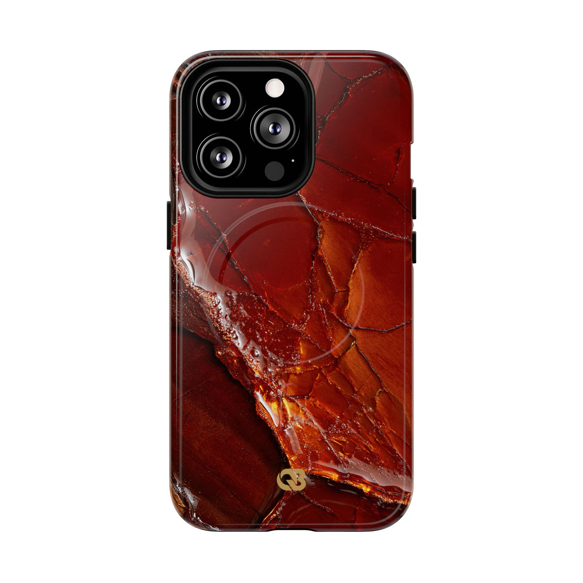 Amber Embrace · Tough 2.0 Magnetic Phone Case for iPhone · Brown