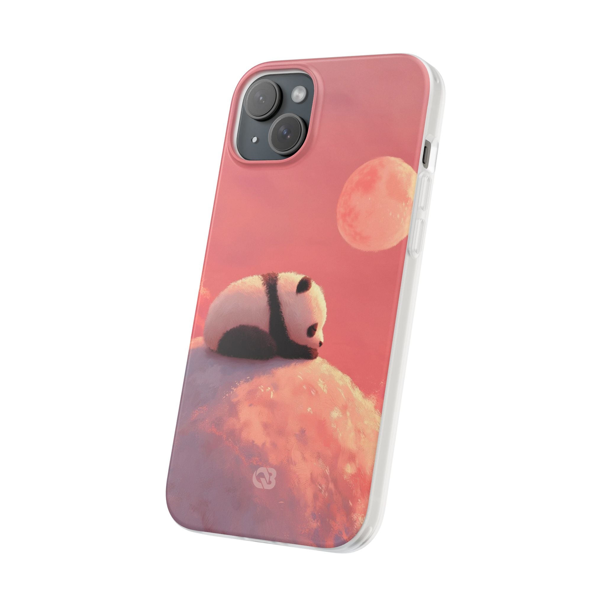 Rose Moon Panda · Soft Phone Case for iPhone