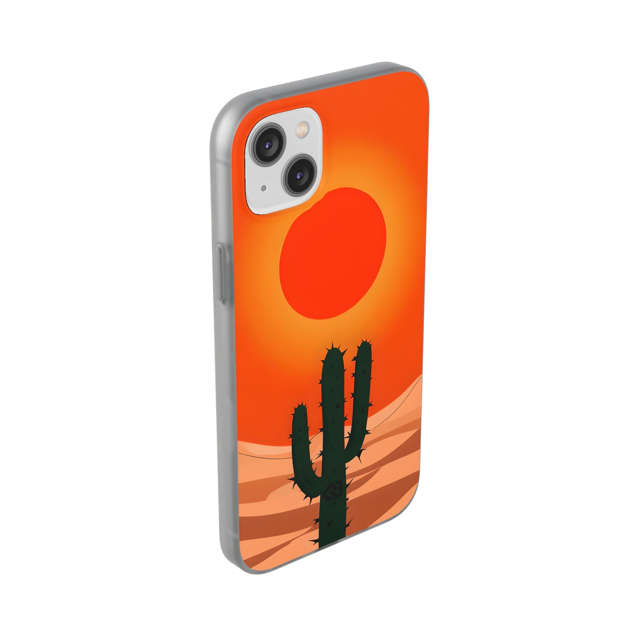 Scorched Saguaro Sunset · Soft Phone Case for iPhone