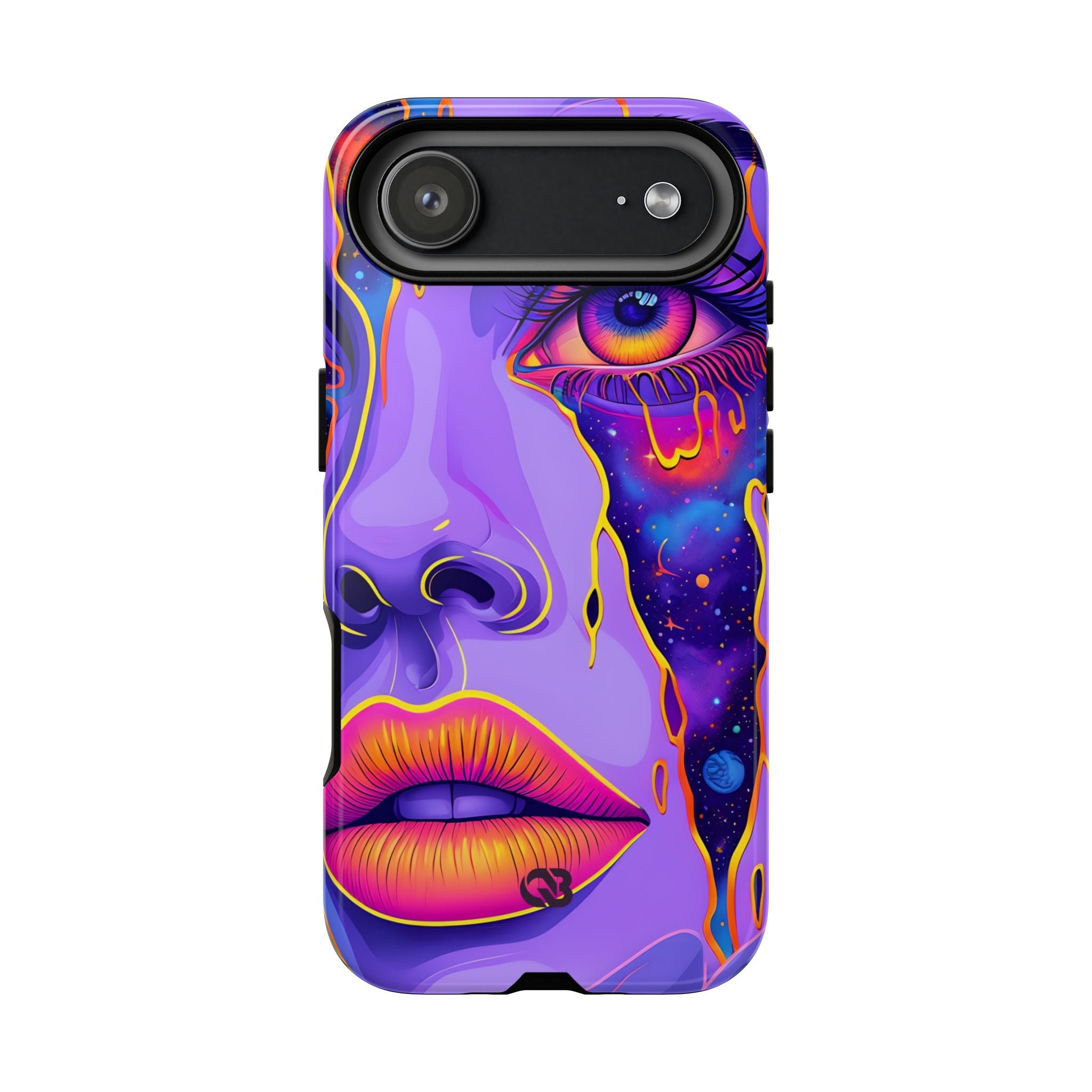 Violet Cosmic Gaze · Tough Custodia per iPhone