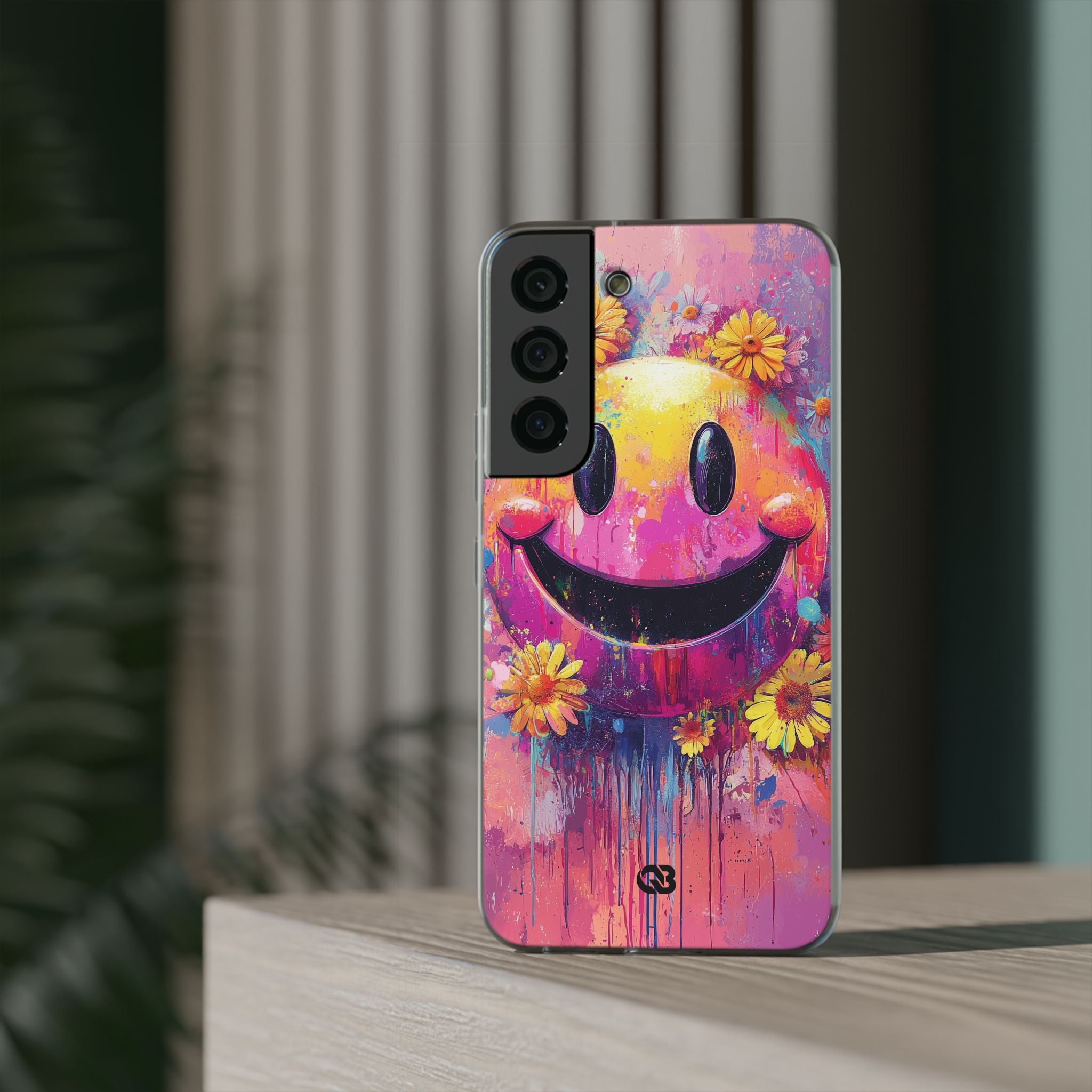 Vivid Grin Graffiti · Soft Phone Case for Samsung