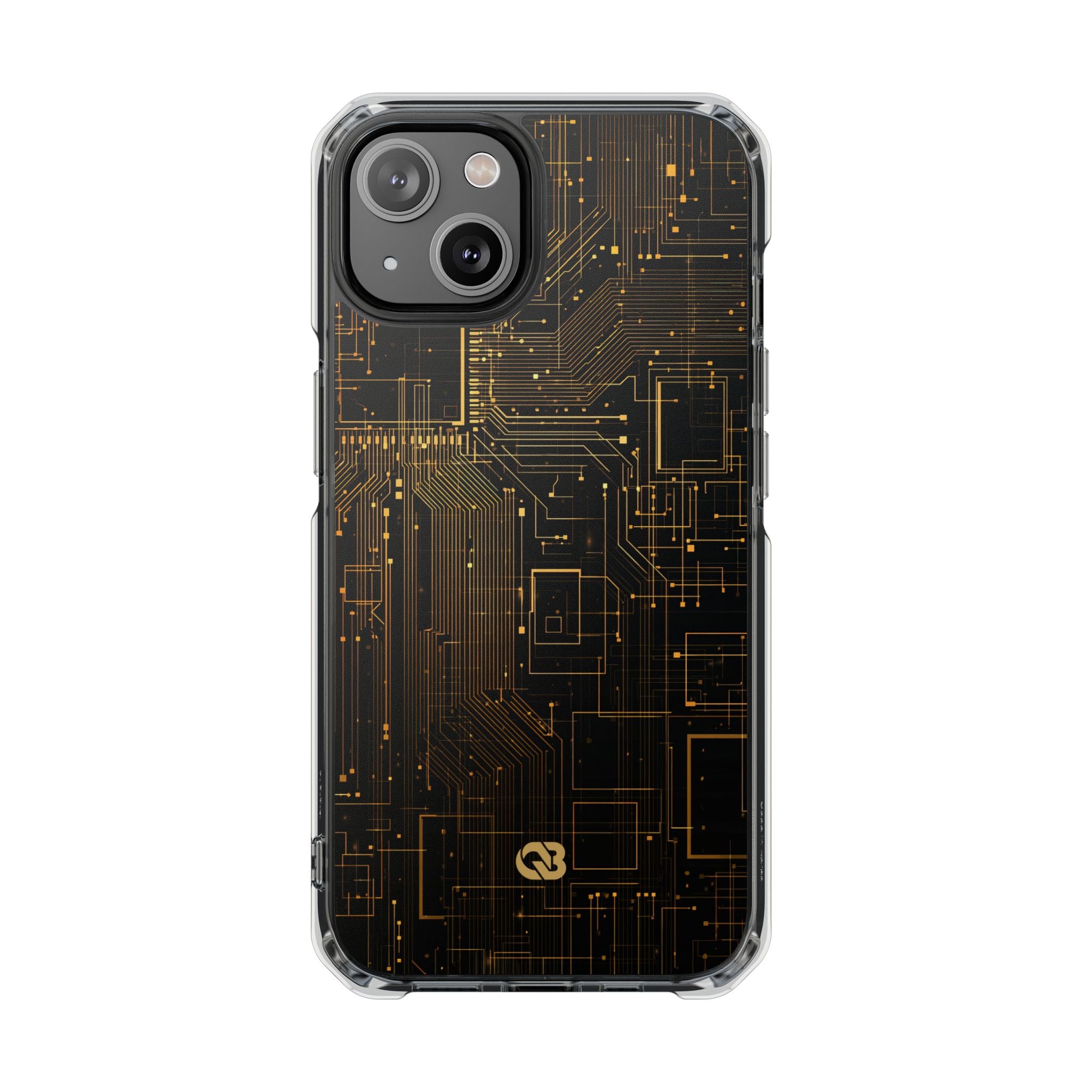 Gold Impact MagSafe Phone Case for iPhone - Amber Core Mainframe