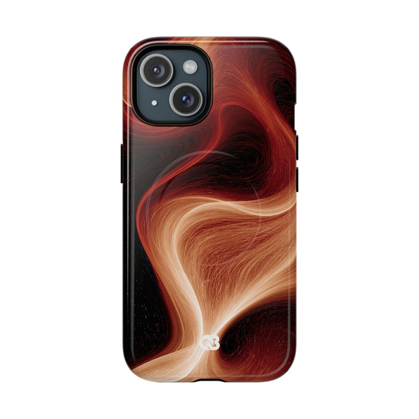 Solar Ember Flow · Tough 2.0 Magnetic Phone Case for iPhone · Orange