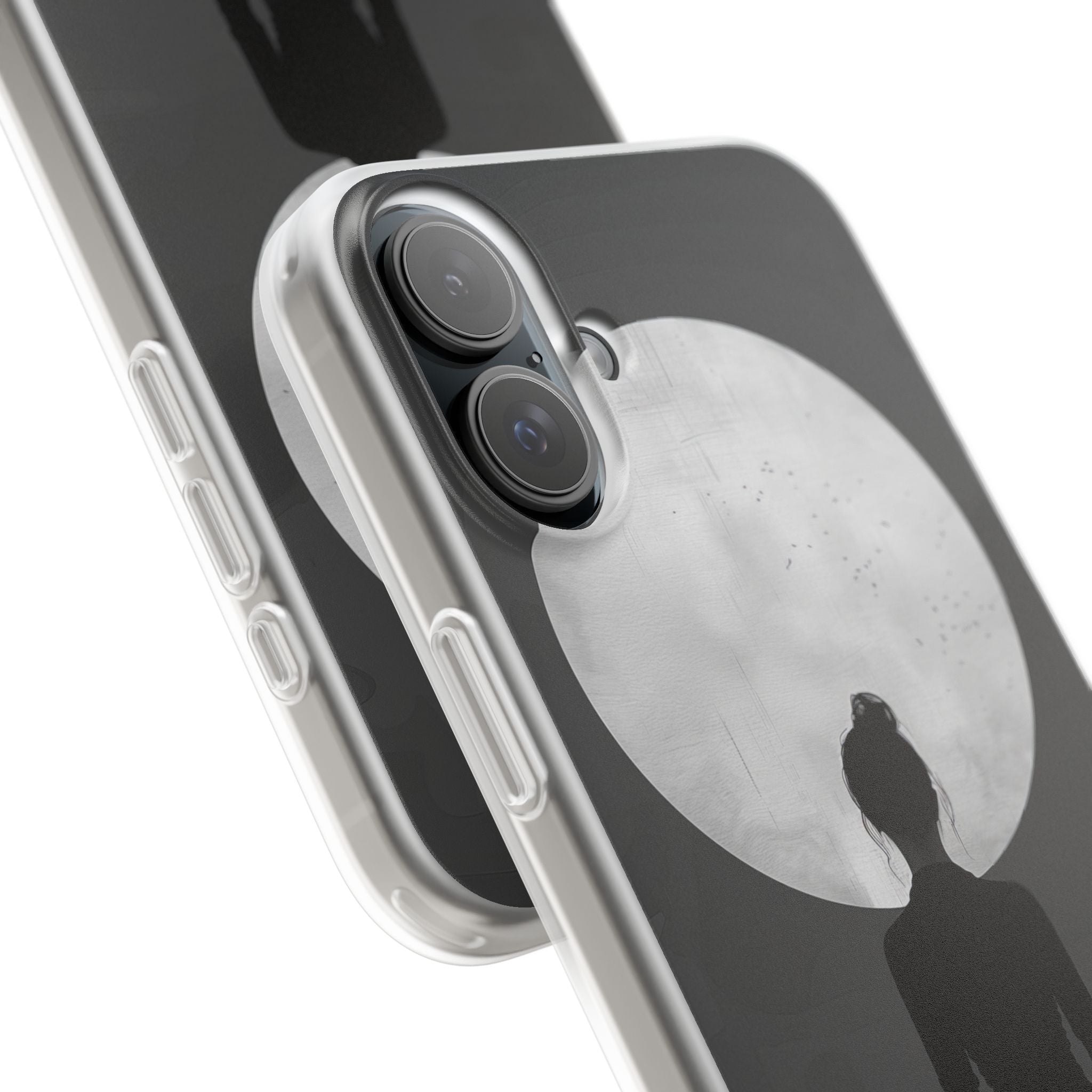 Silhouette Moonlight iPhone 16 Plus Cover - Soft