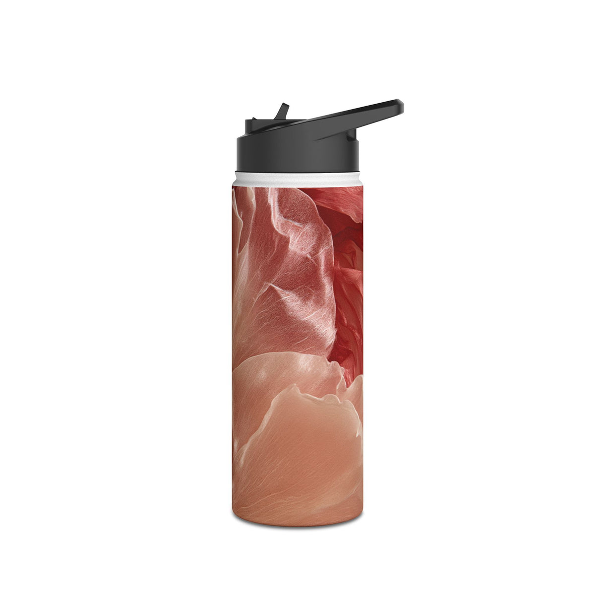 Blush Silk Bloom · Insulated Water Bottle · Pink