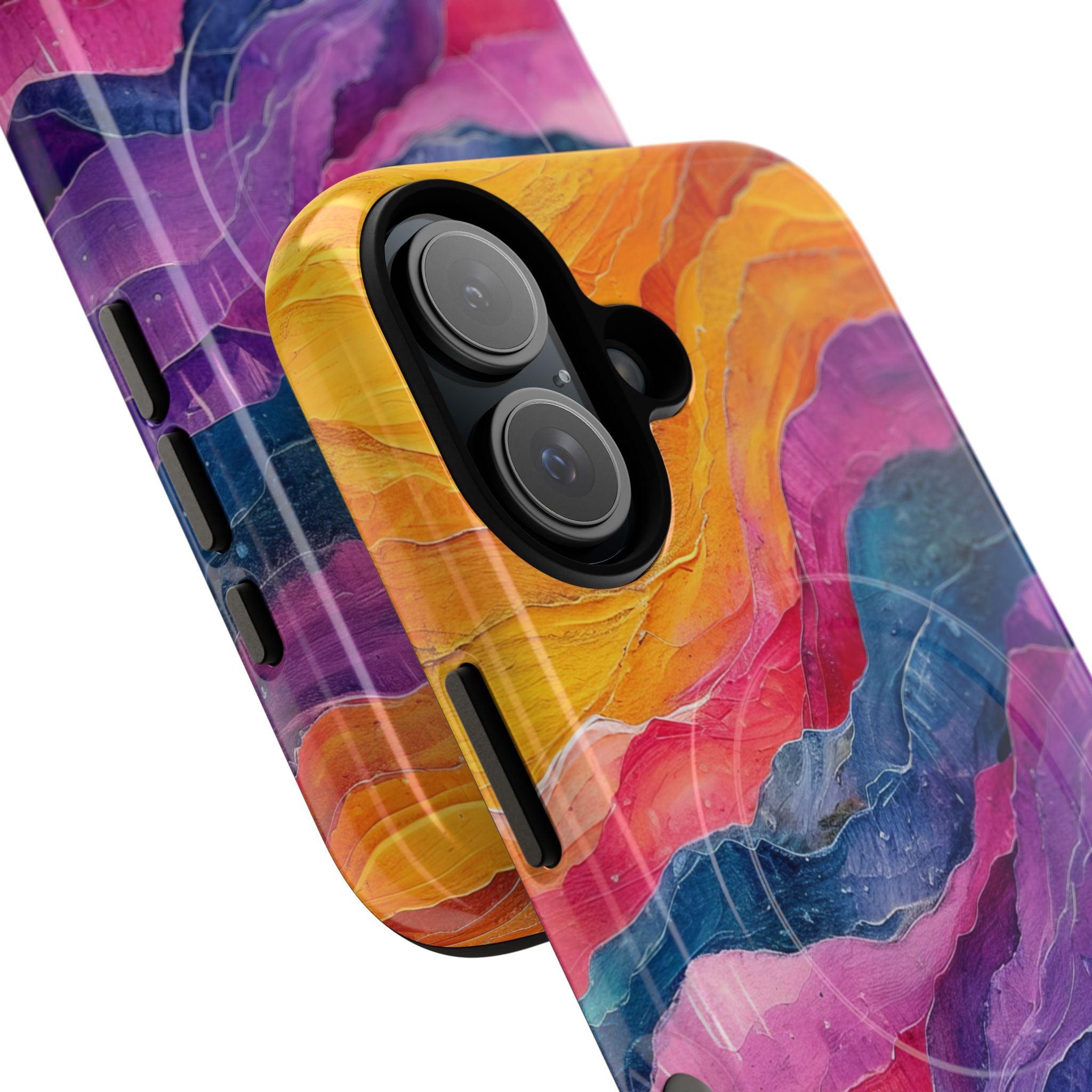 Vibrant Flow iPhone 16 Case - Tough+