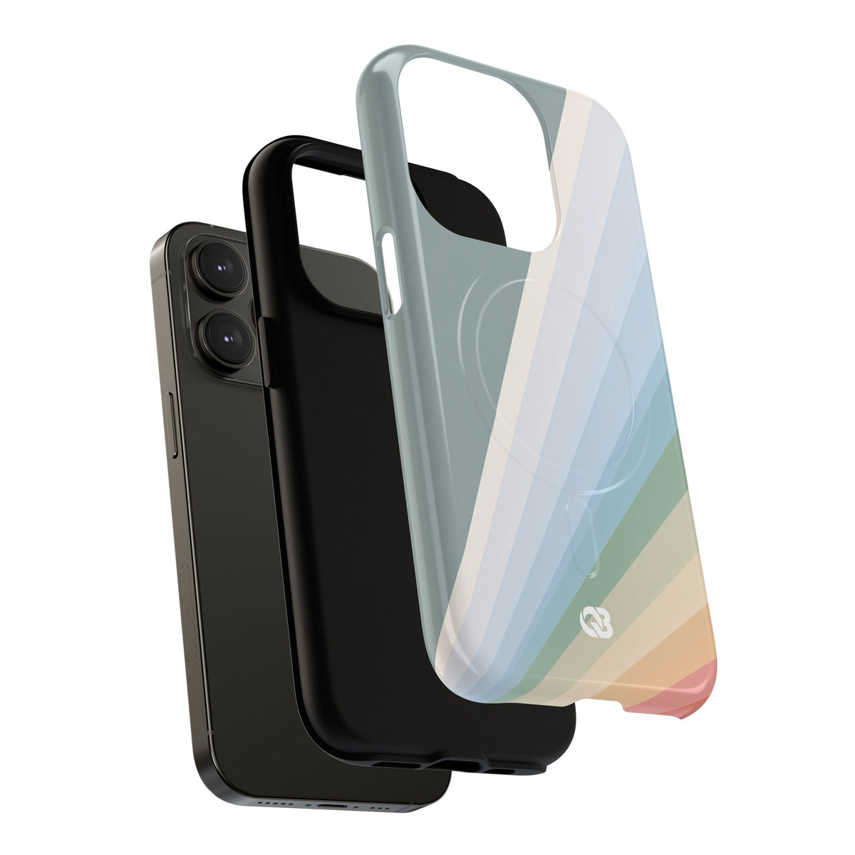 Prismatic Ray · Tough 2.0 Magnetic Phone Case for iPhone · Grey