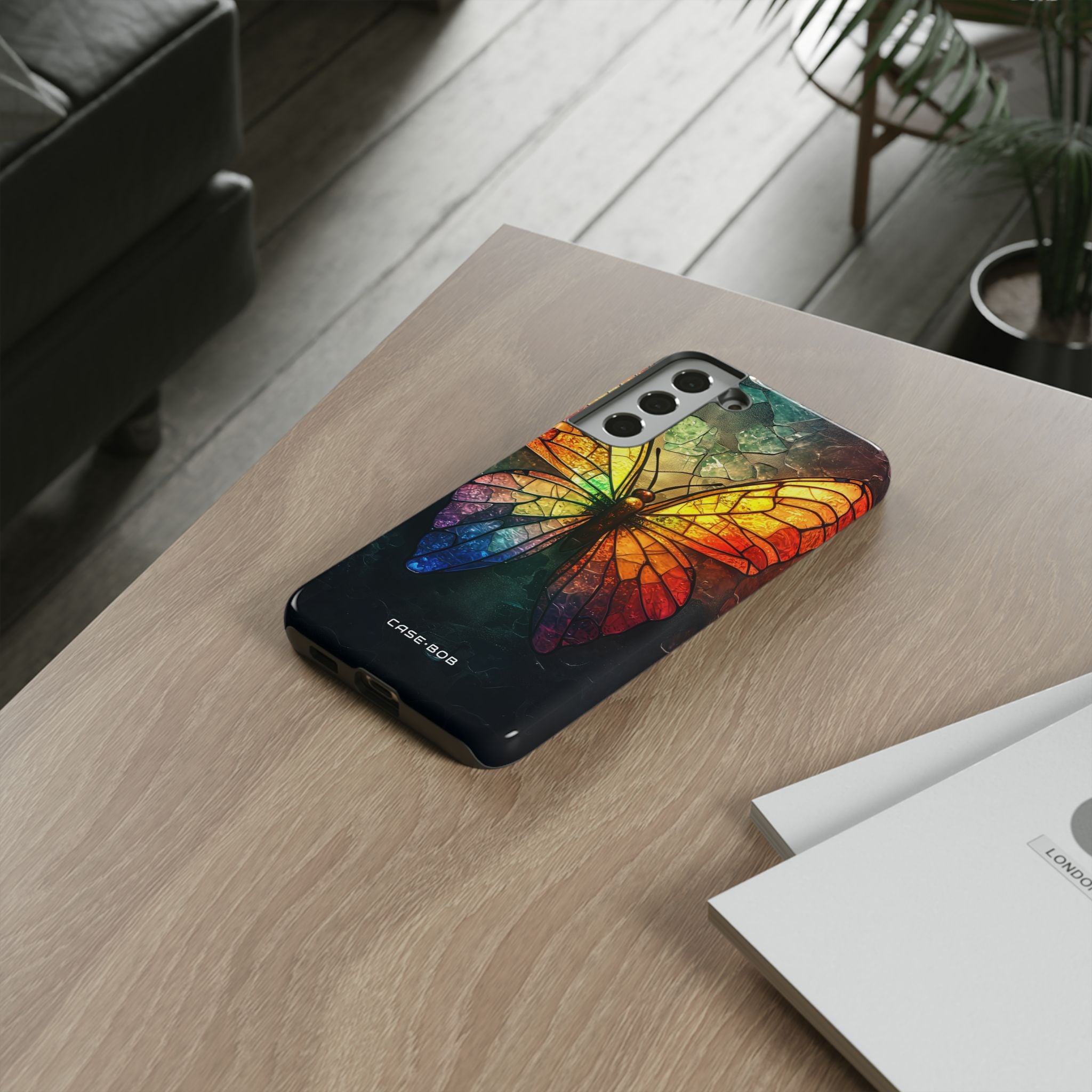 Vitraalvlinder Samsung S22 Plus Case - Tough