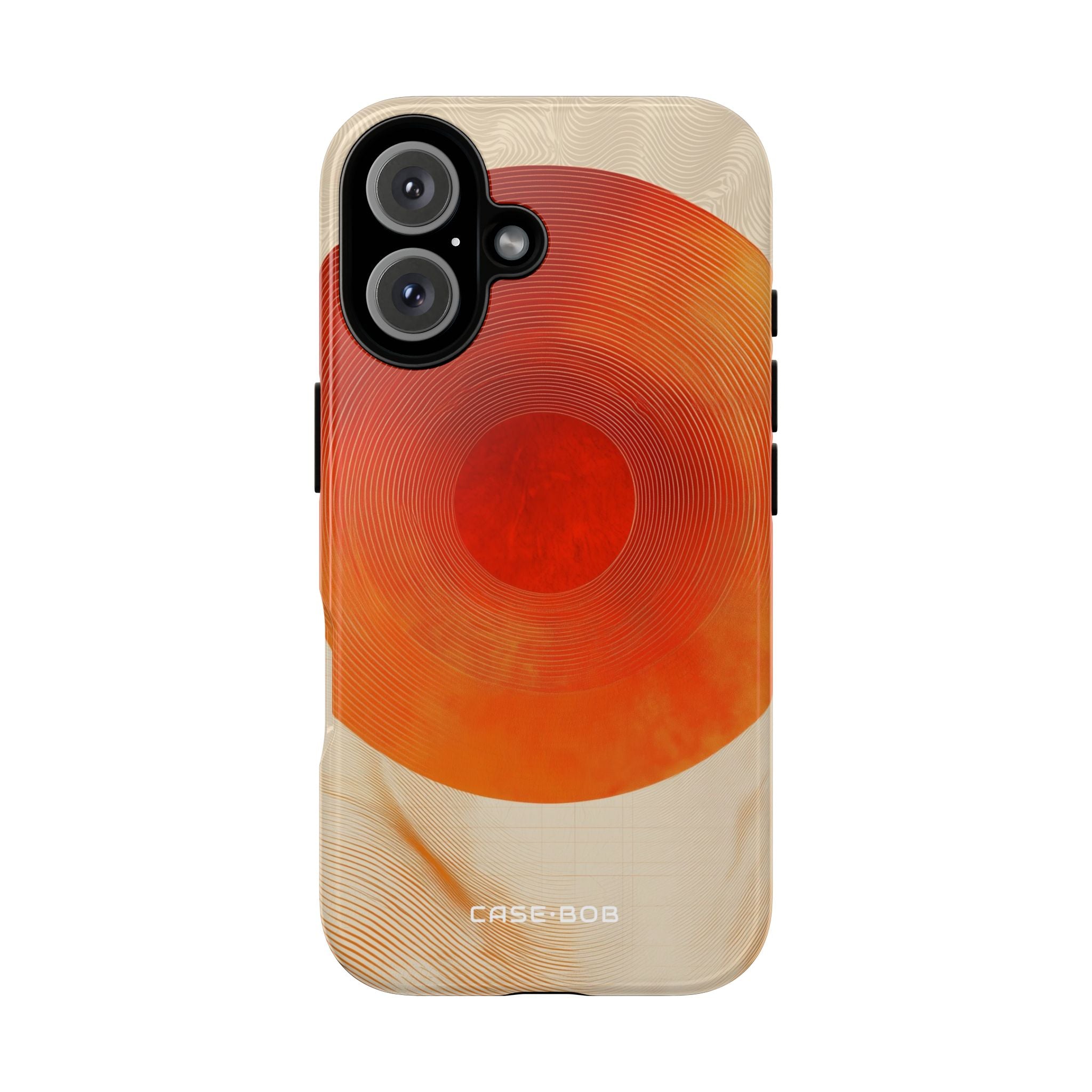 Sunburst Swirl iPhone 16 Skal - Tough
