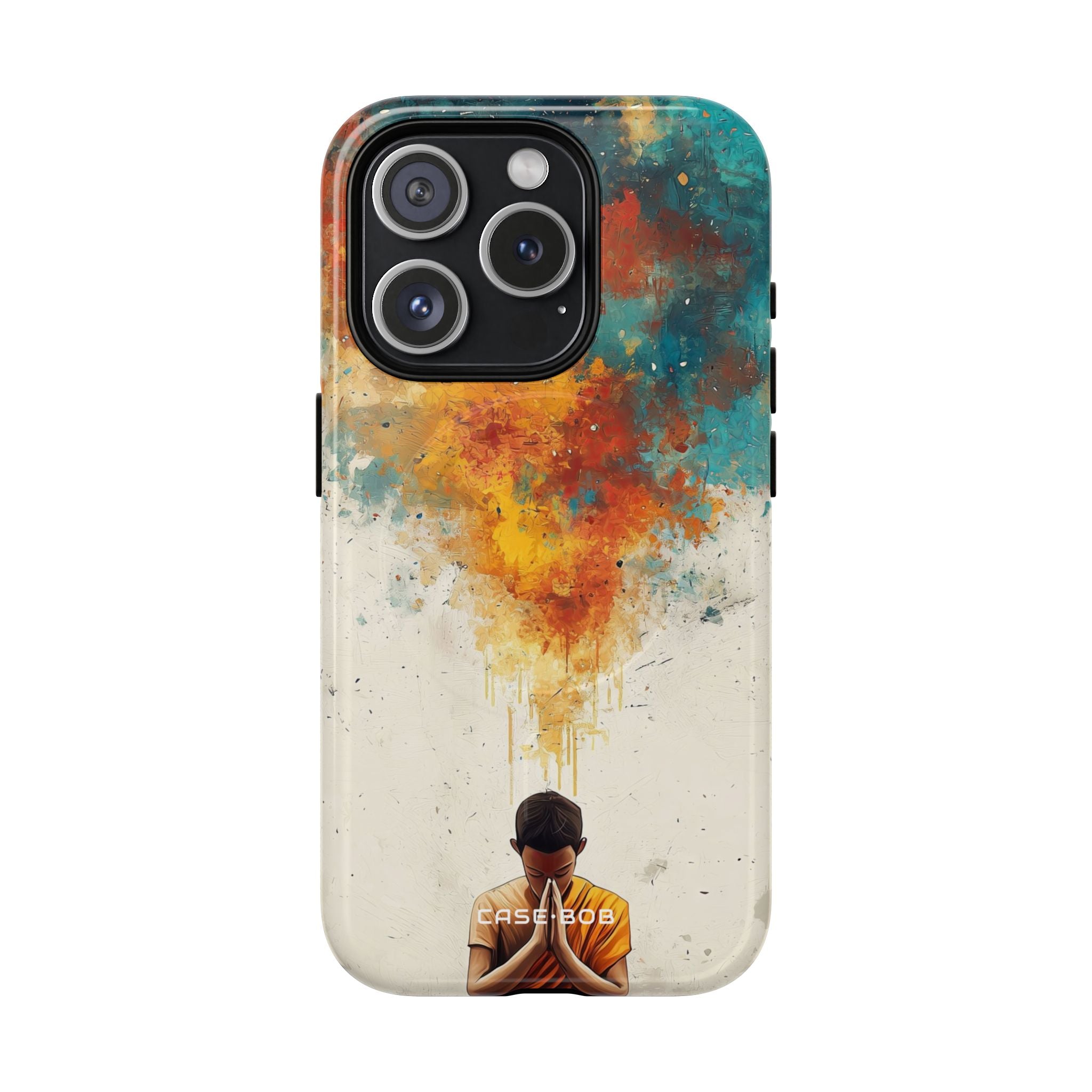 Meditative Glow iPhone 15 Pro Case - Tough+
