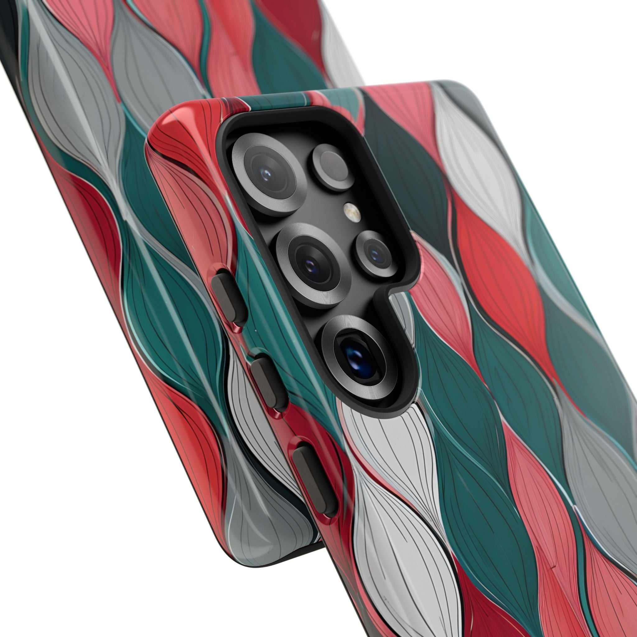 Blattkaskade Teal Samsung S25 Ultra Case - Tough