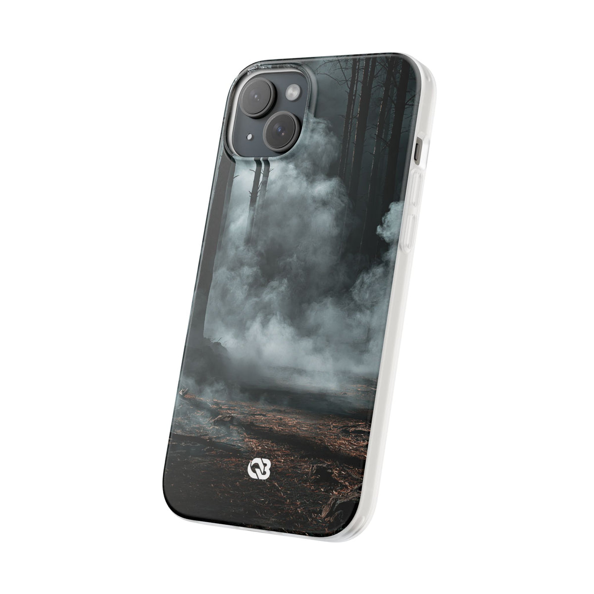 Shadowed Pine Mist · Lite Phone Case for iPhone · Black