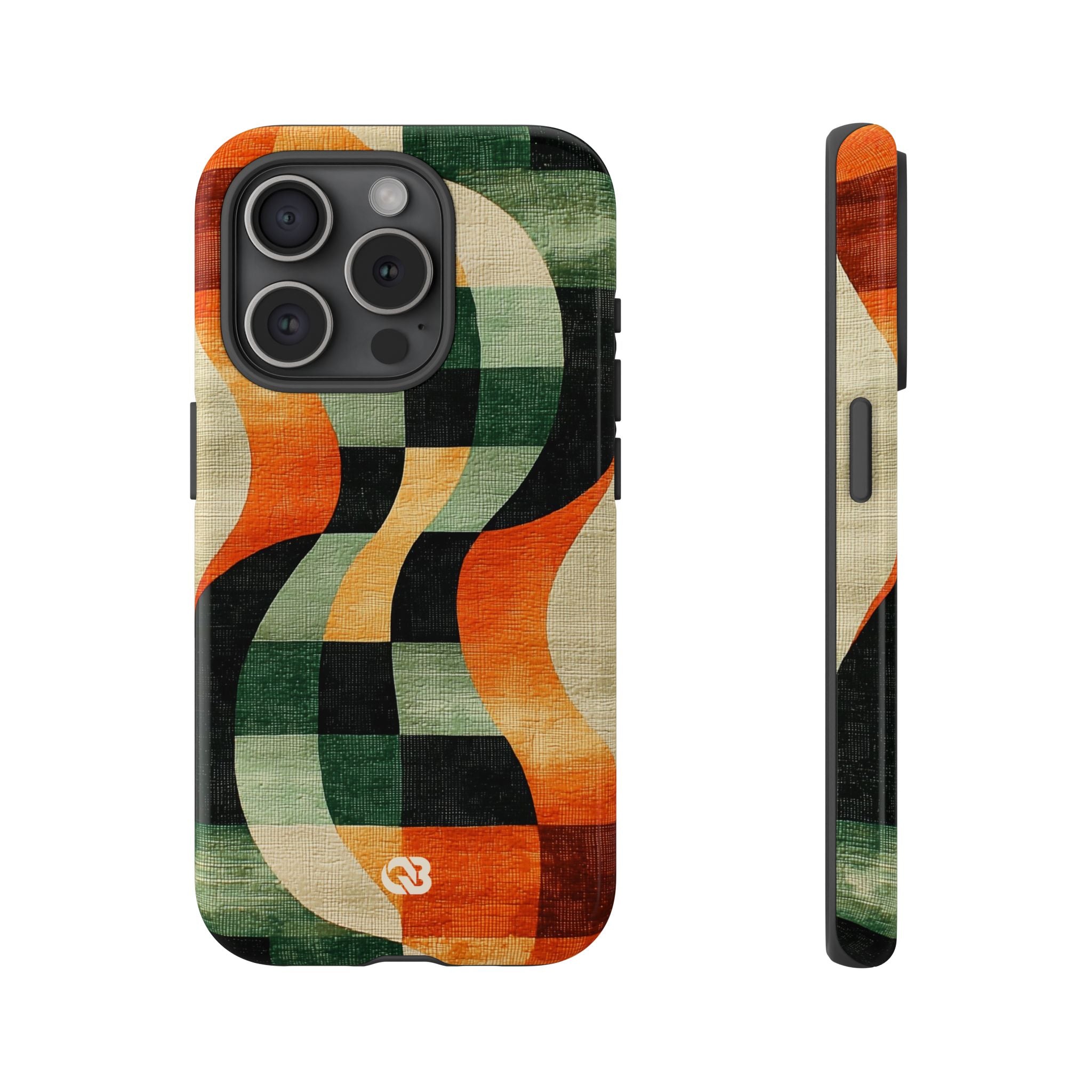 Burnt Orange Curve · Tough Etui na telefon dla iPhone