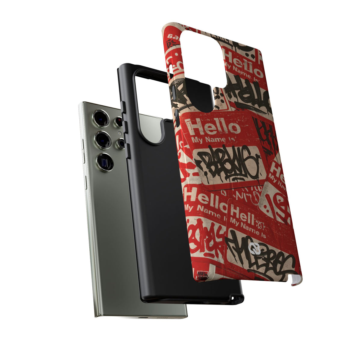 Slap Tag Collage · Tough Phone Case for Samsung · Red