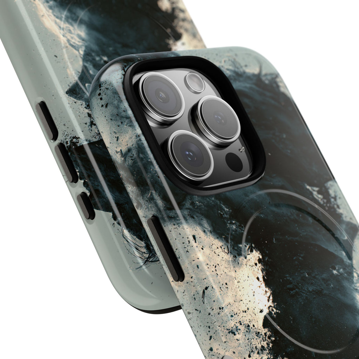 Ashen Dissolution · Tough 2.0 Magnetic Phone Case for iPhone · Black