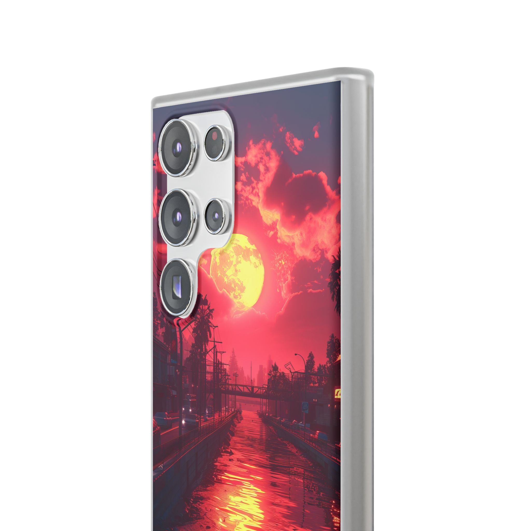 Leuchtendes Mondlicht Samsung S23 Ultra Case - Soft