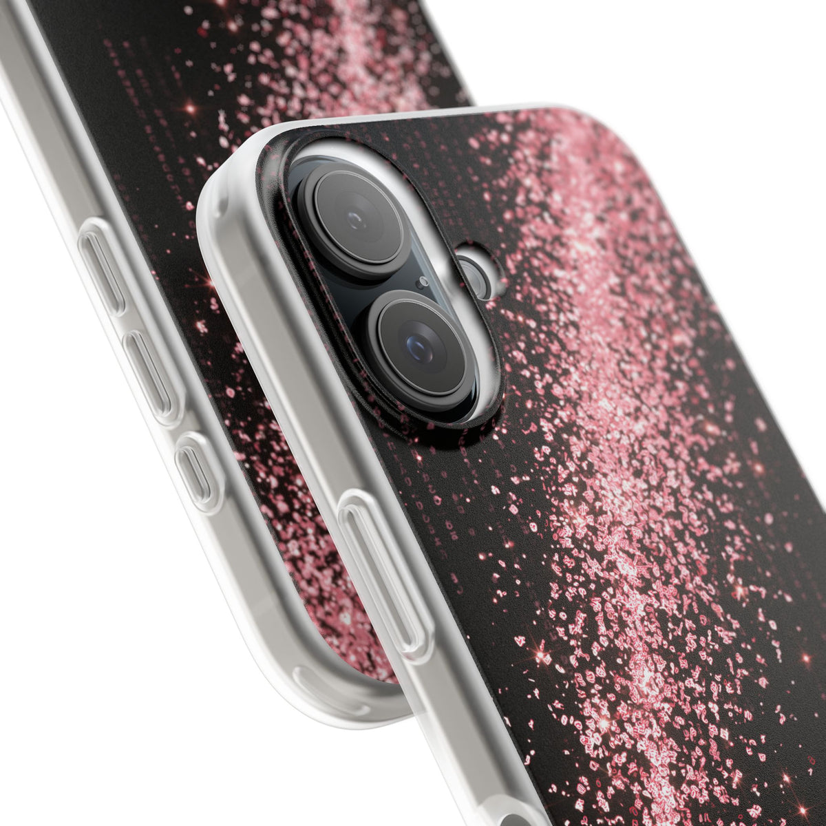 Rose Digital Cascade · Lite Phone Case for iPhone · Pink