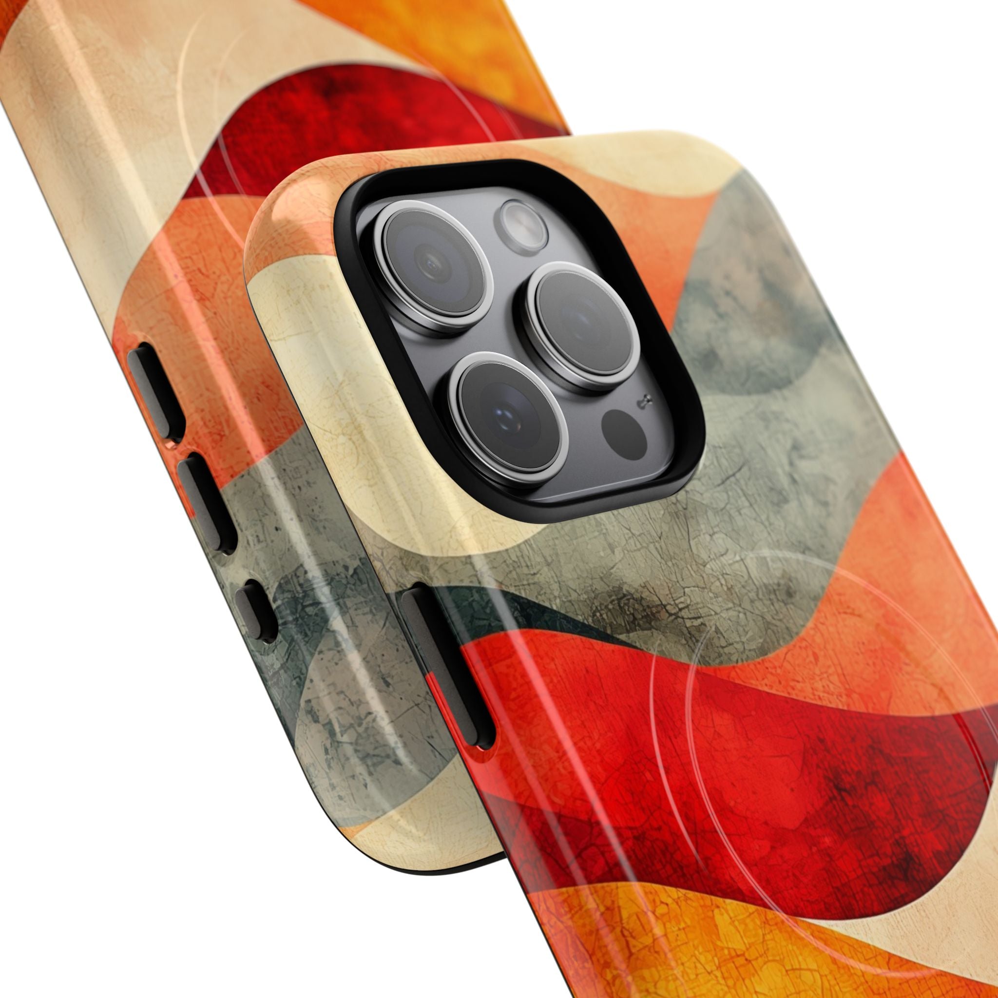 Cracked Wave Sunset iPhone 15 Pro Max Case - Tough+