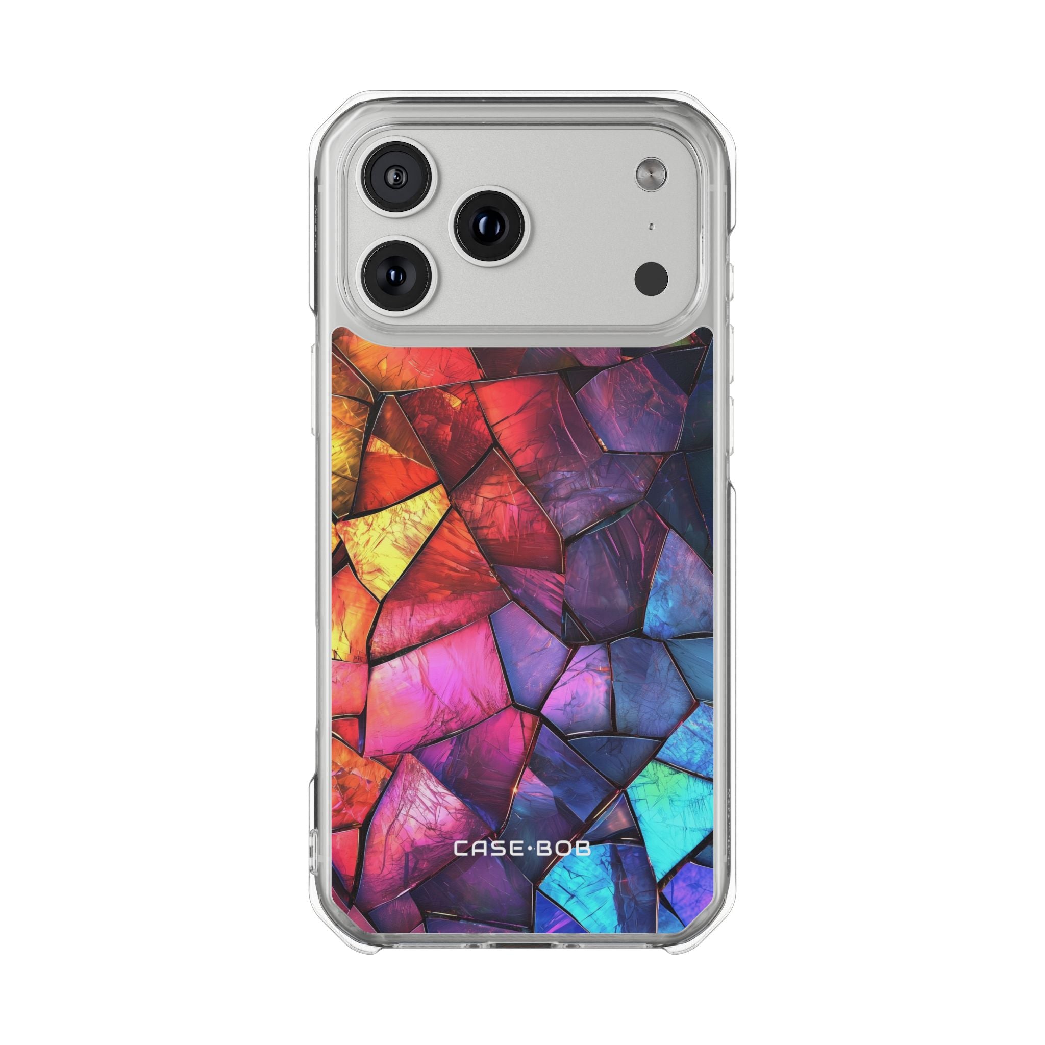 Crimson Shard Glow iPhone 17 Pro Max Cover - Impact