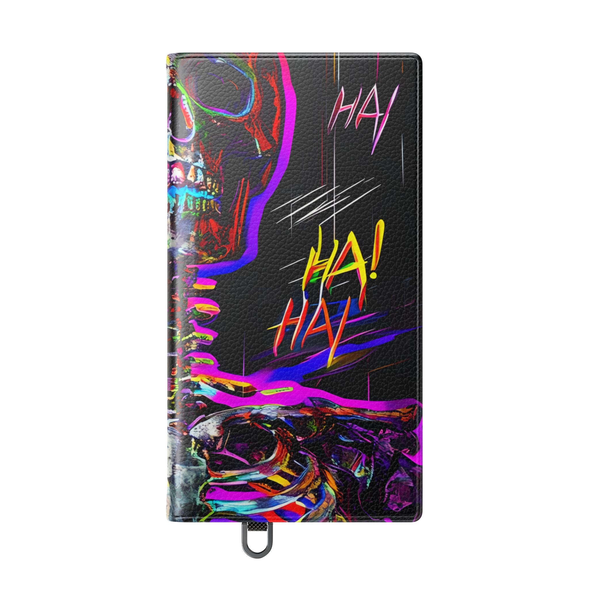 Neon Skeleton Laughter - Samsung S24 Ultra Case - Wallet