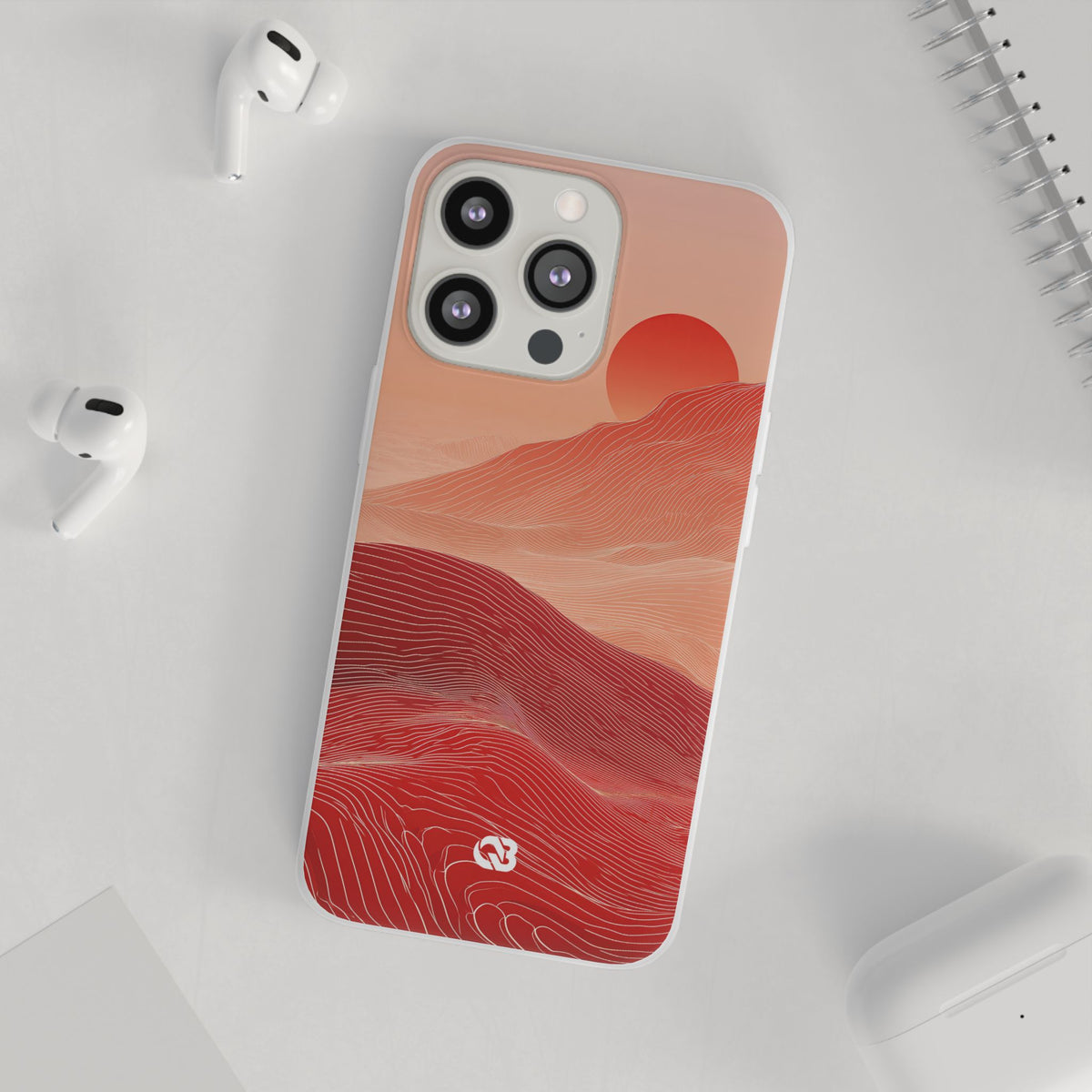 Crimson Horizon · Lite Phone Case for iPhone · Red