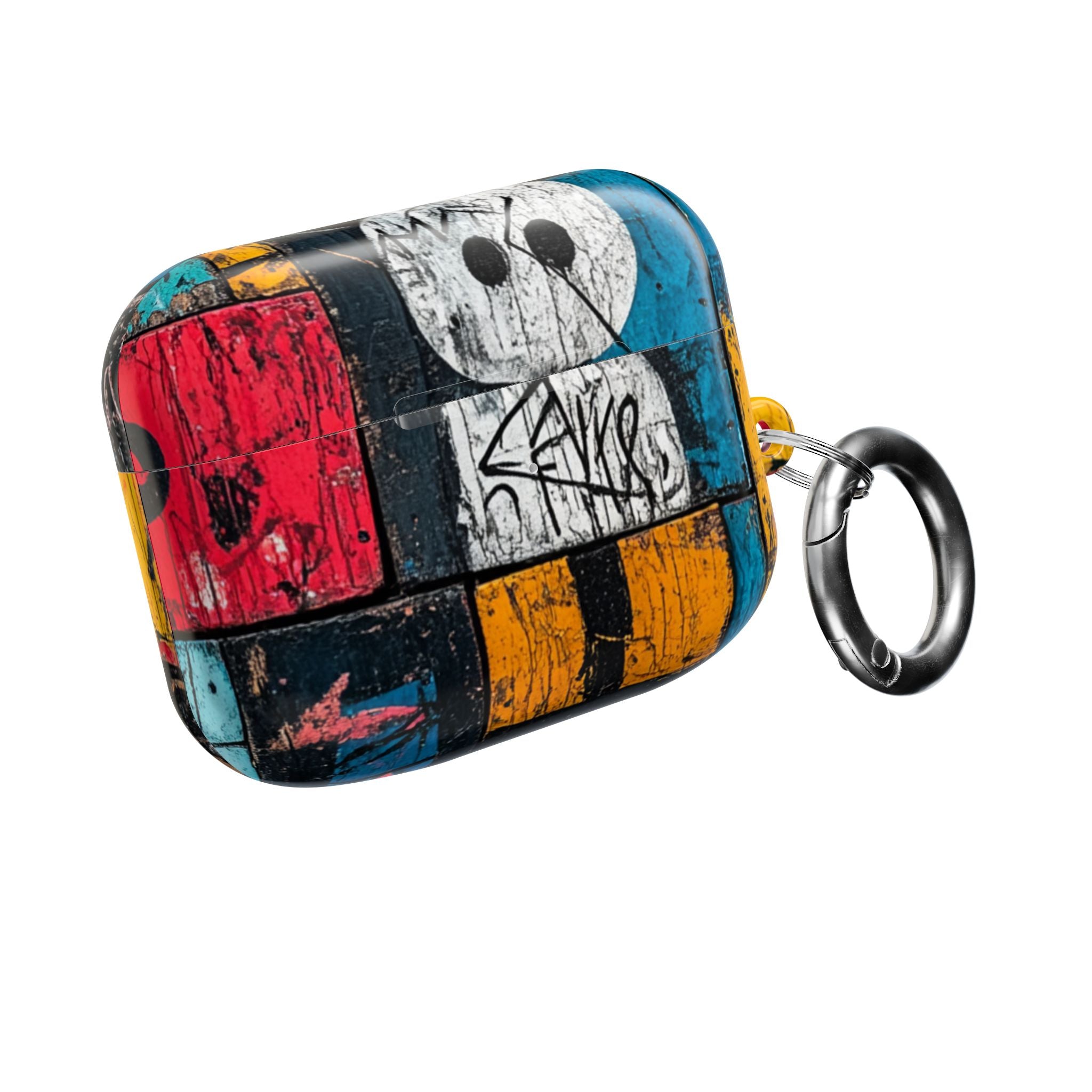 White Orb Graffiti - AirPods Case