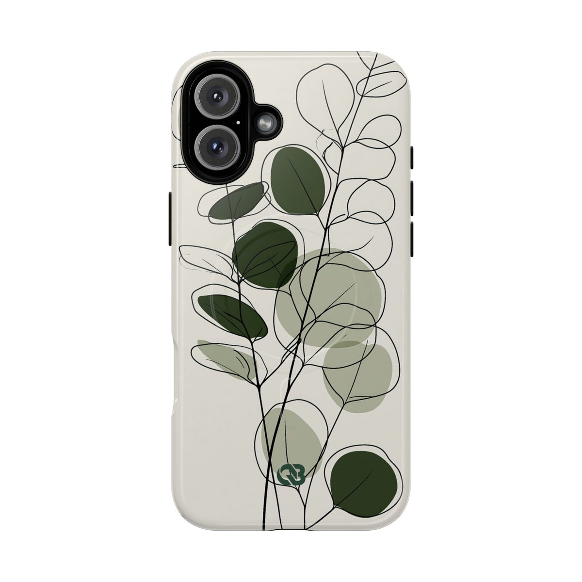 Eucalyptus Foliage Study · Tough 2.0 Magnetic Phone Case for iPhone · Green