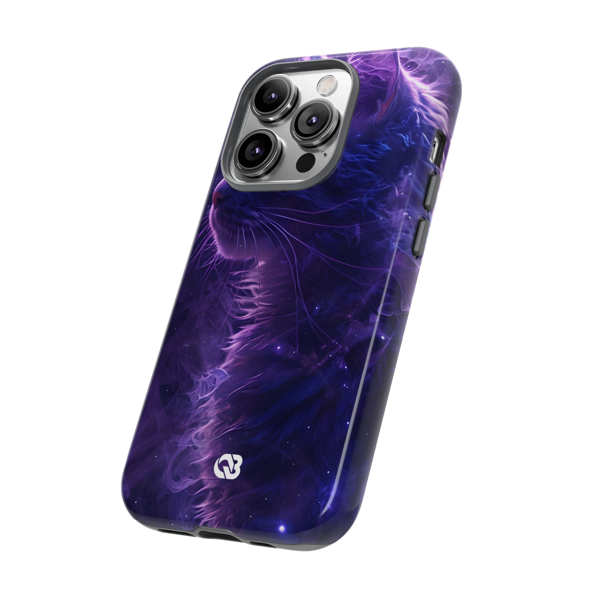 Purple Void Feline · Tough Custodia per iPhone