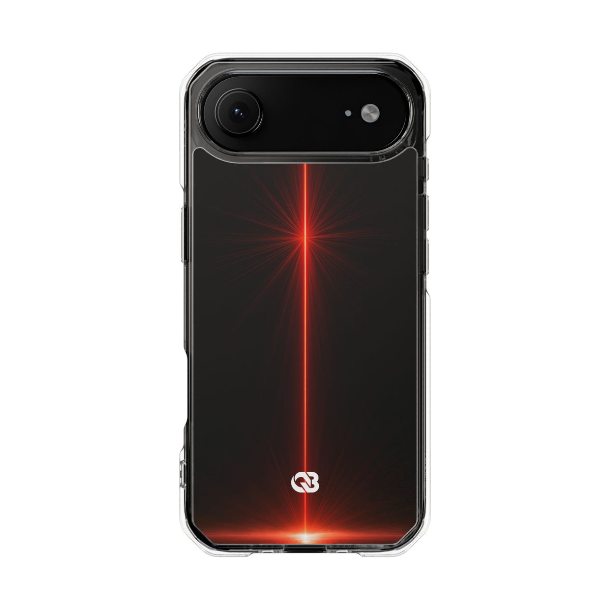 Red Impact MagSafe Phone Case for iPhone - Crimson Flare Vector
