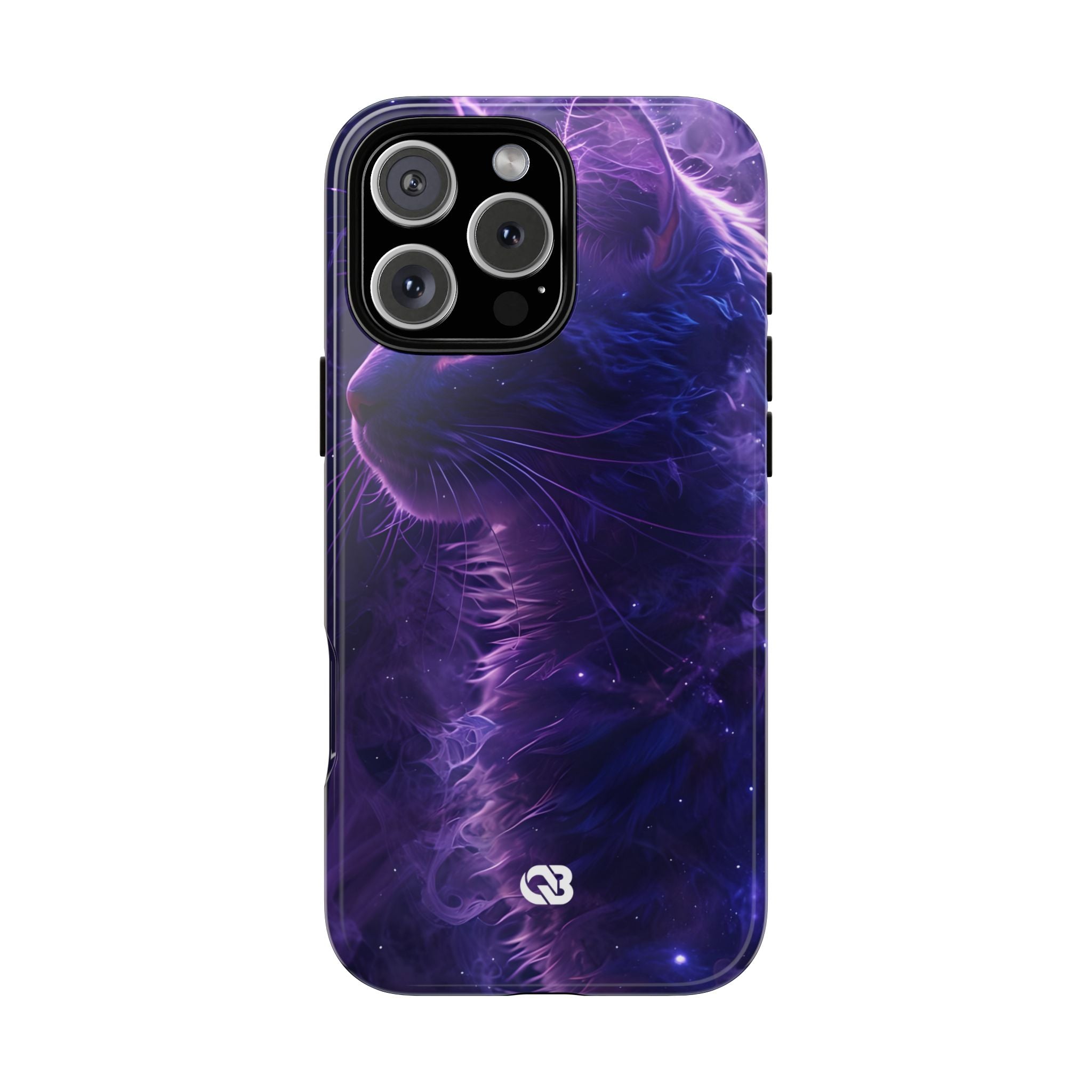 Purple Void Feline · Tough Custodia per iPhone