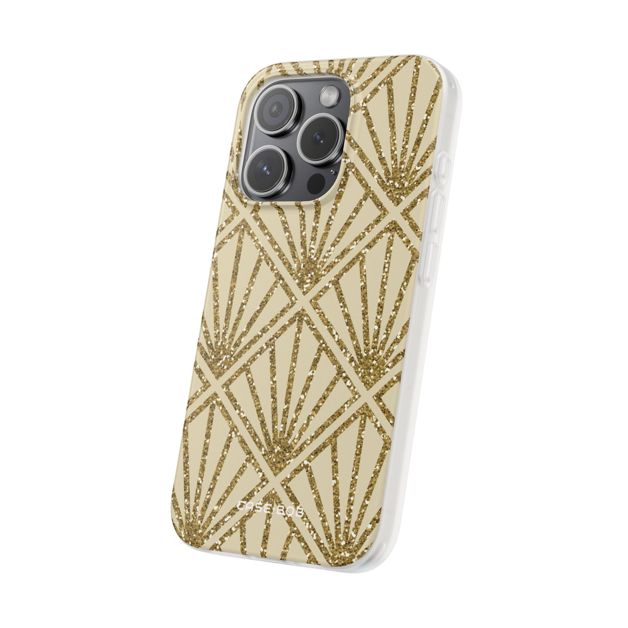 Gold Diamond Radiance iPhone 15 Pro Case - Soft
