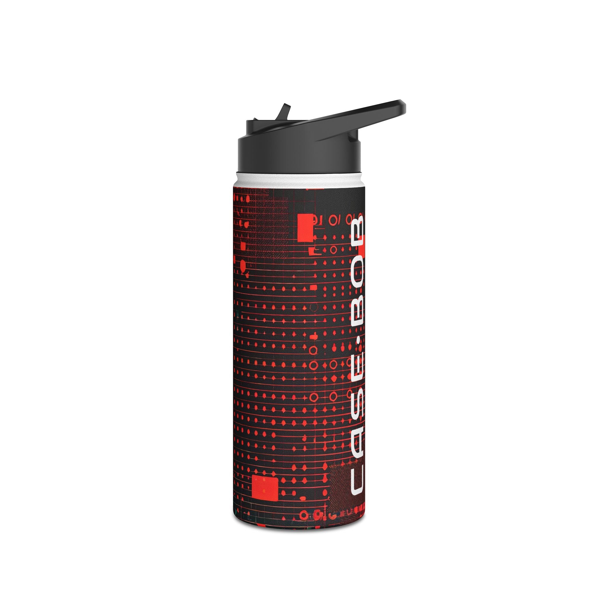 Crimson Circuit - Stainless Steel Water Bottle