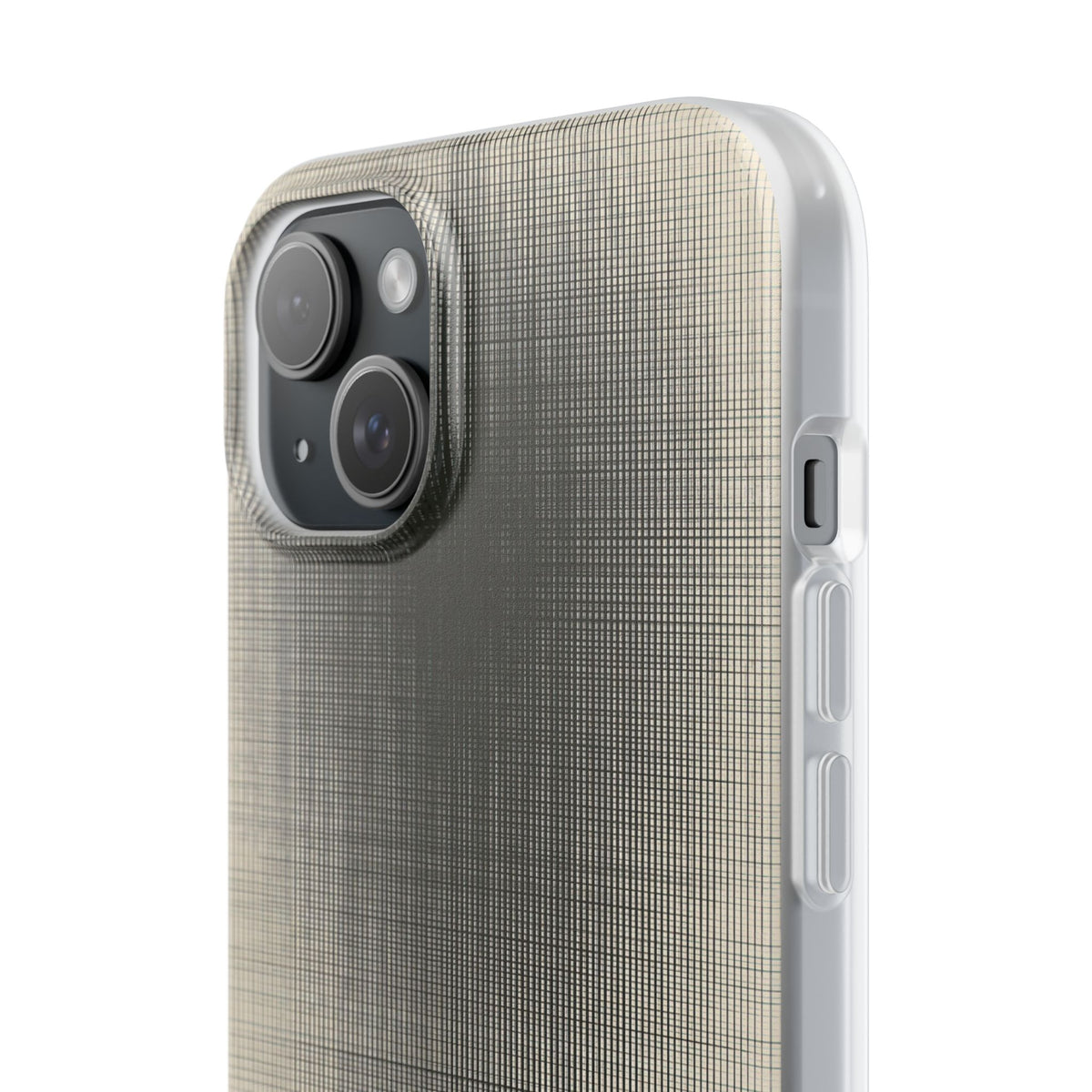 Beige Lite Phone Case for iPhone - Carbon Screen Grid