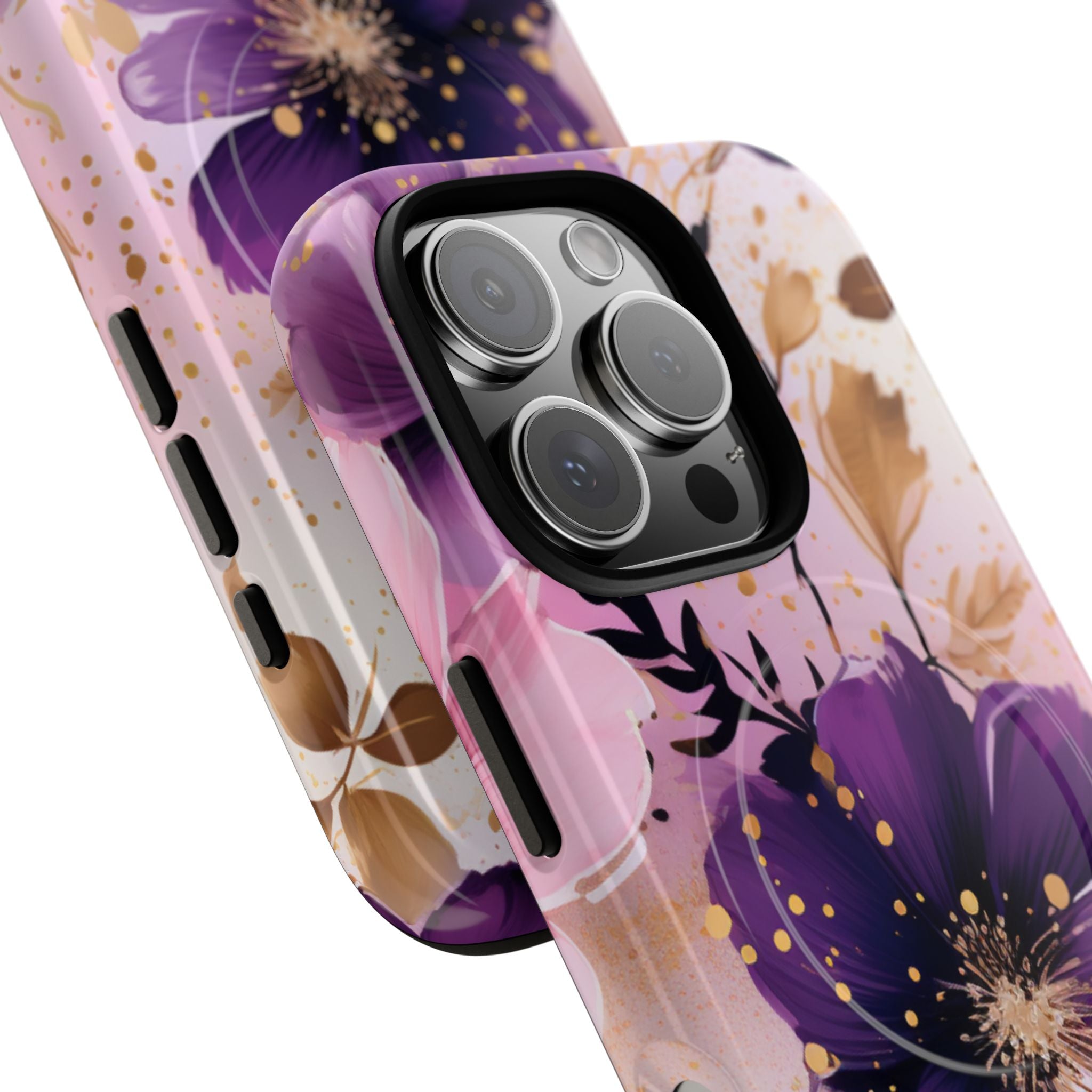 Gilded Violet Bloom · Tough+ Phone Case for iPhone · Magsafe