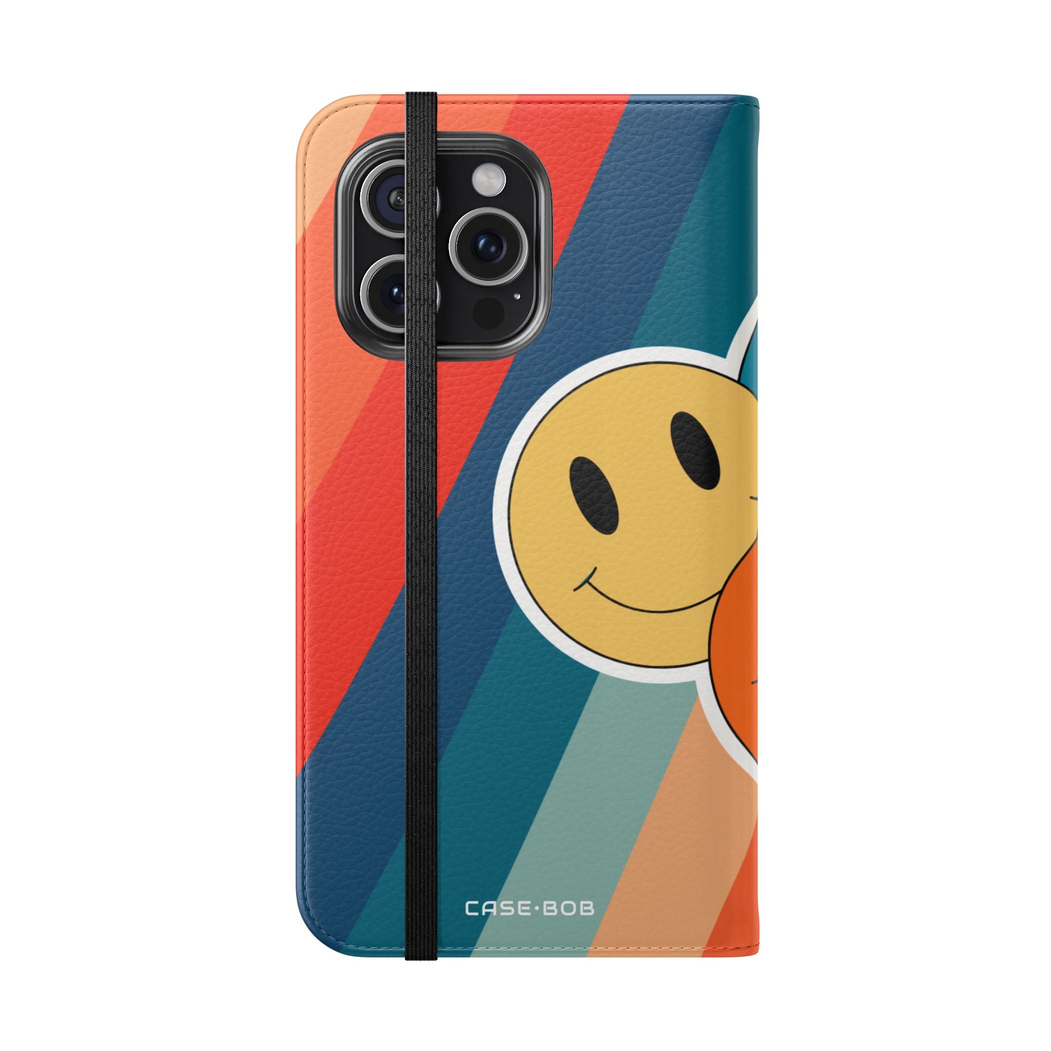 Smiley Trio Radiance - iPhone 15 Pro Max Case - Wallet