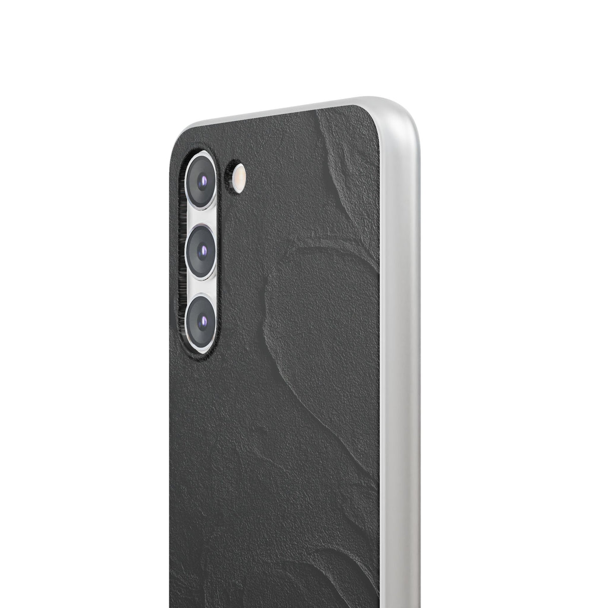 Obsidian Stucco Relief · Lite Phone Case for Samsung · Black
