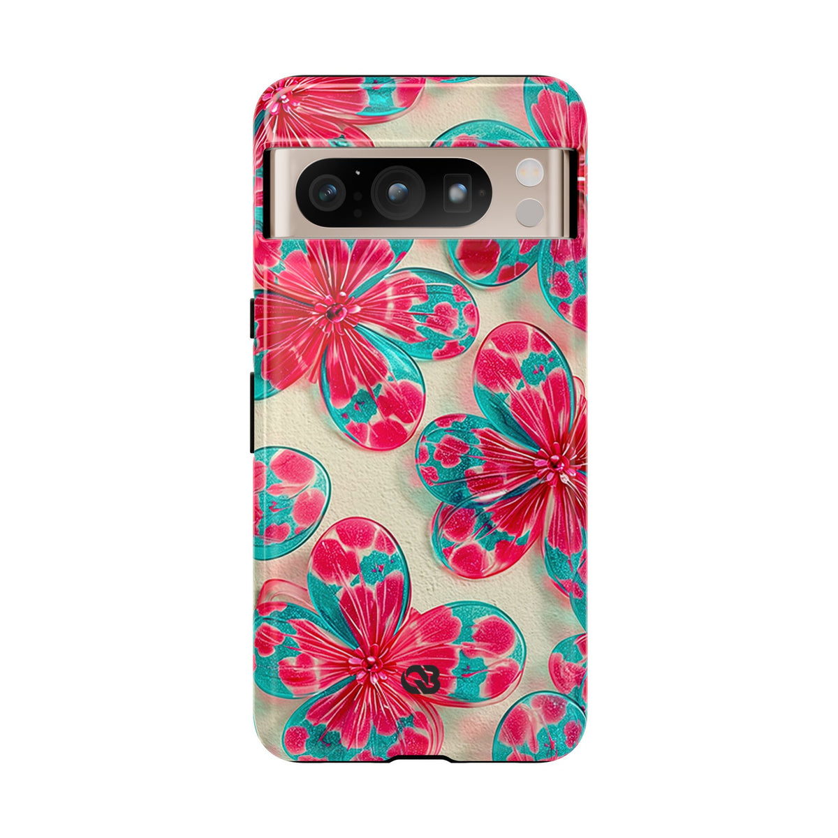 Lucite Jelly Bloom · Tough Phone Case for Pixel · Pink