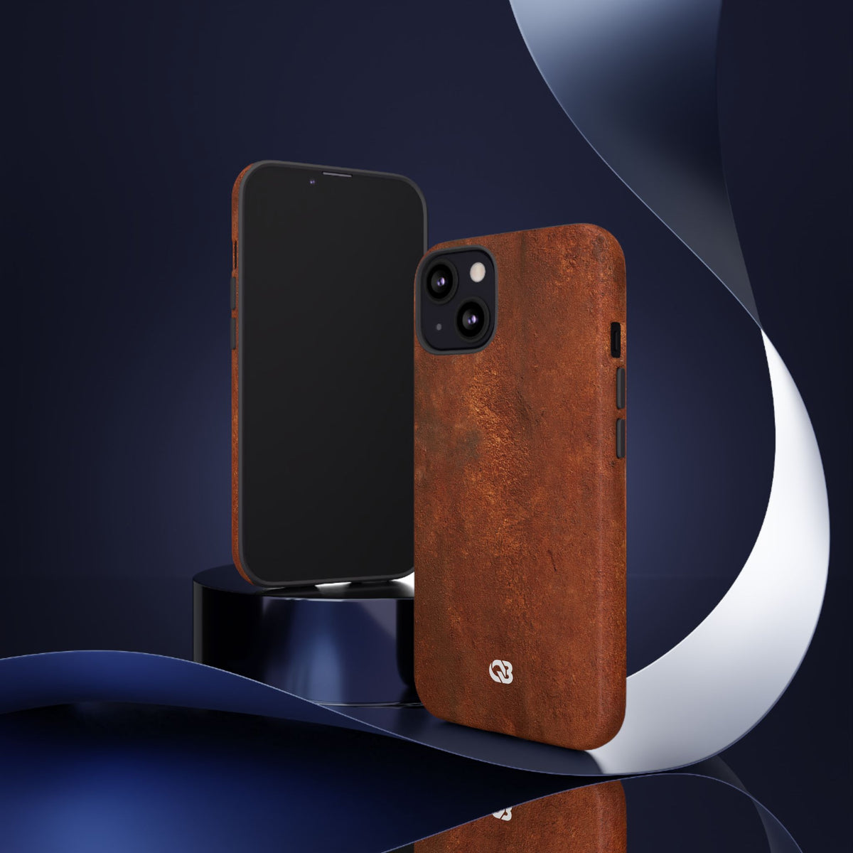 Oxidized Corten · Tough Phone Case for iPhone · Brown