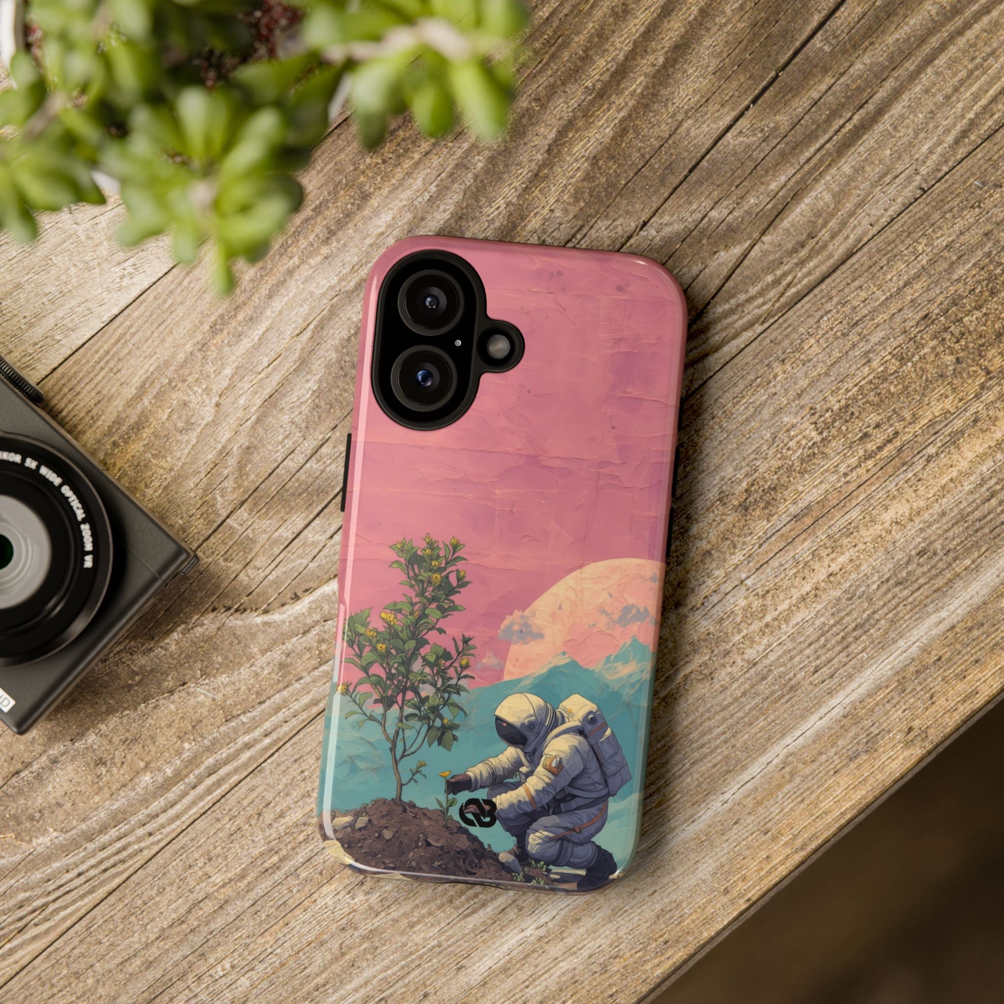 Lunar Pastel Bloom · Coque de téléphone Tough pour iPhone