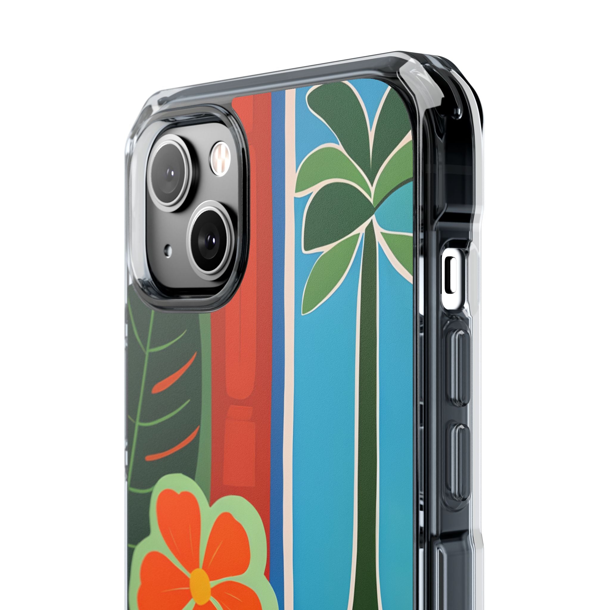 Vivid Jungle Collage · Impact etui na telefon dla iPhone · MagSafe