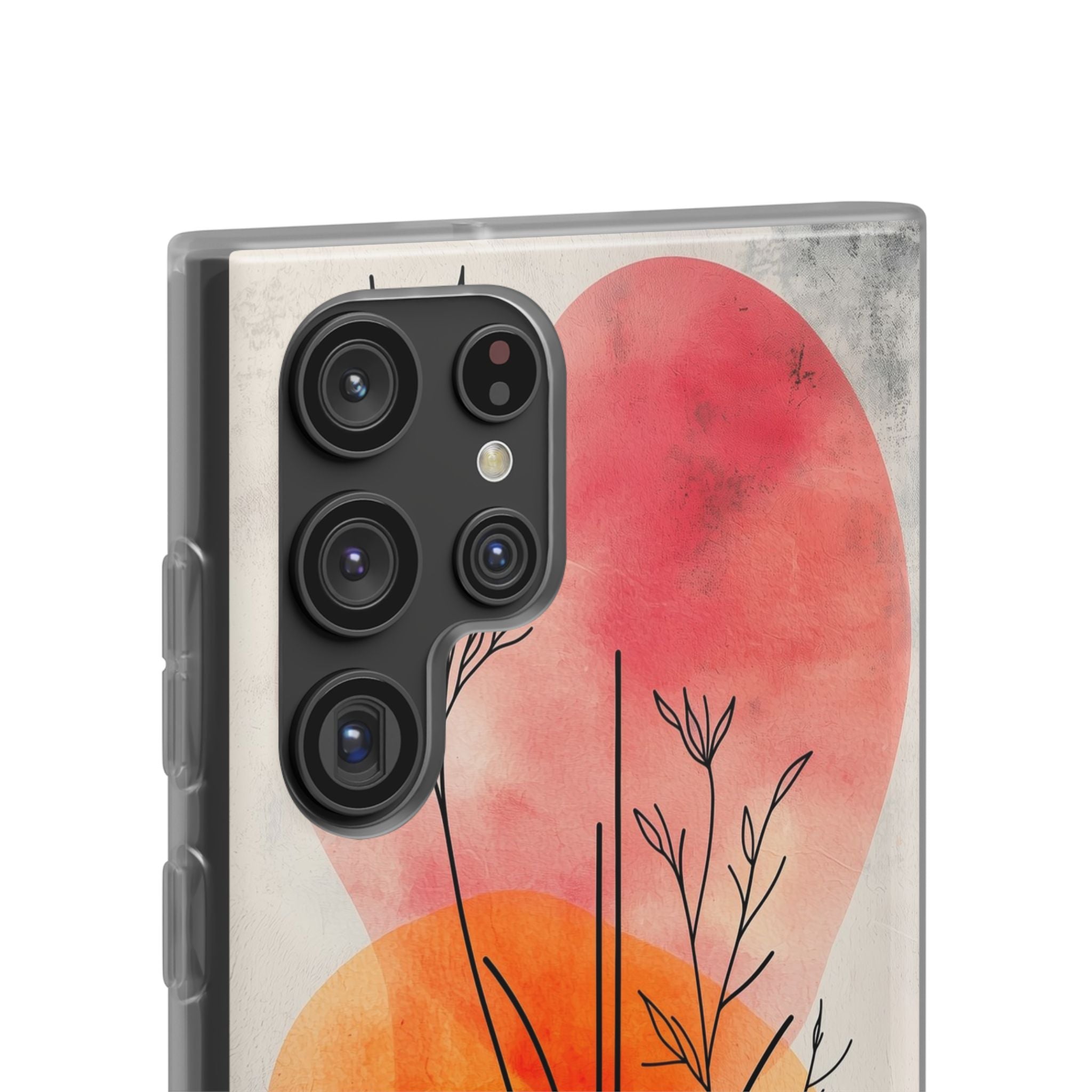 Crimson Bloom Lineage · Soft Phone Case for Samsung