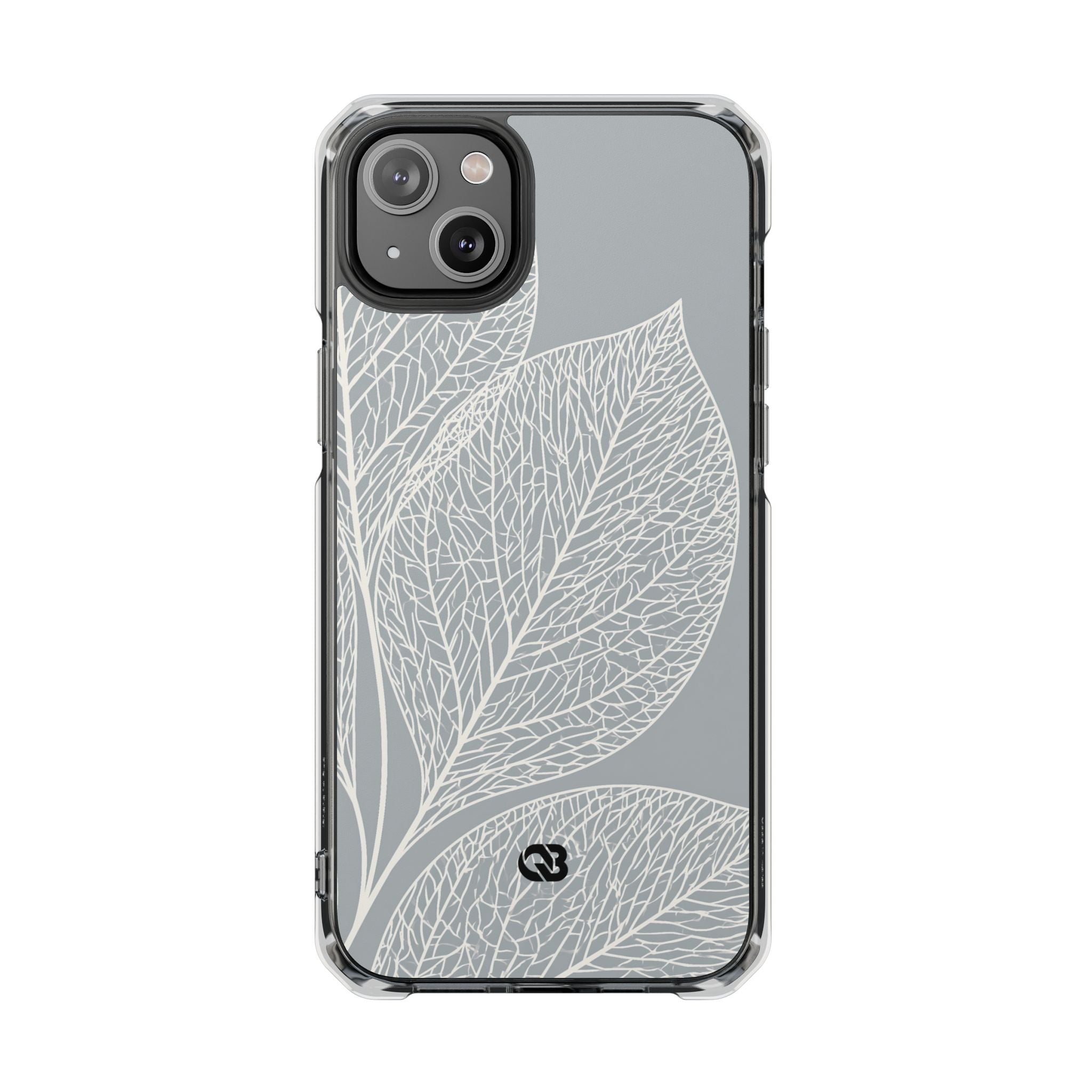 Grey Impact MagSafe Phone Case for iPhone - Frosted Ash Veins