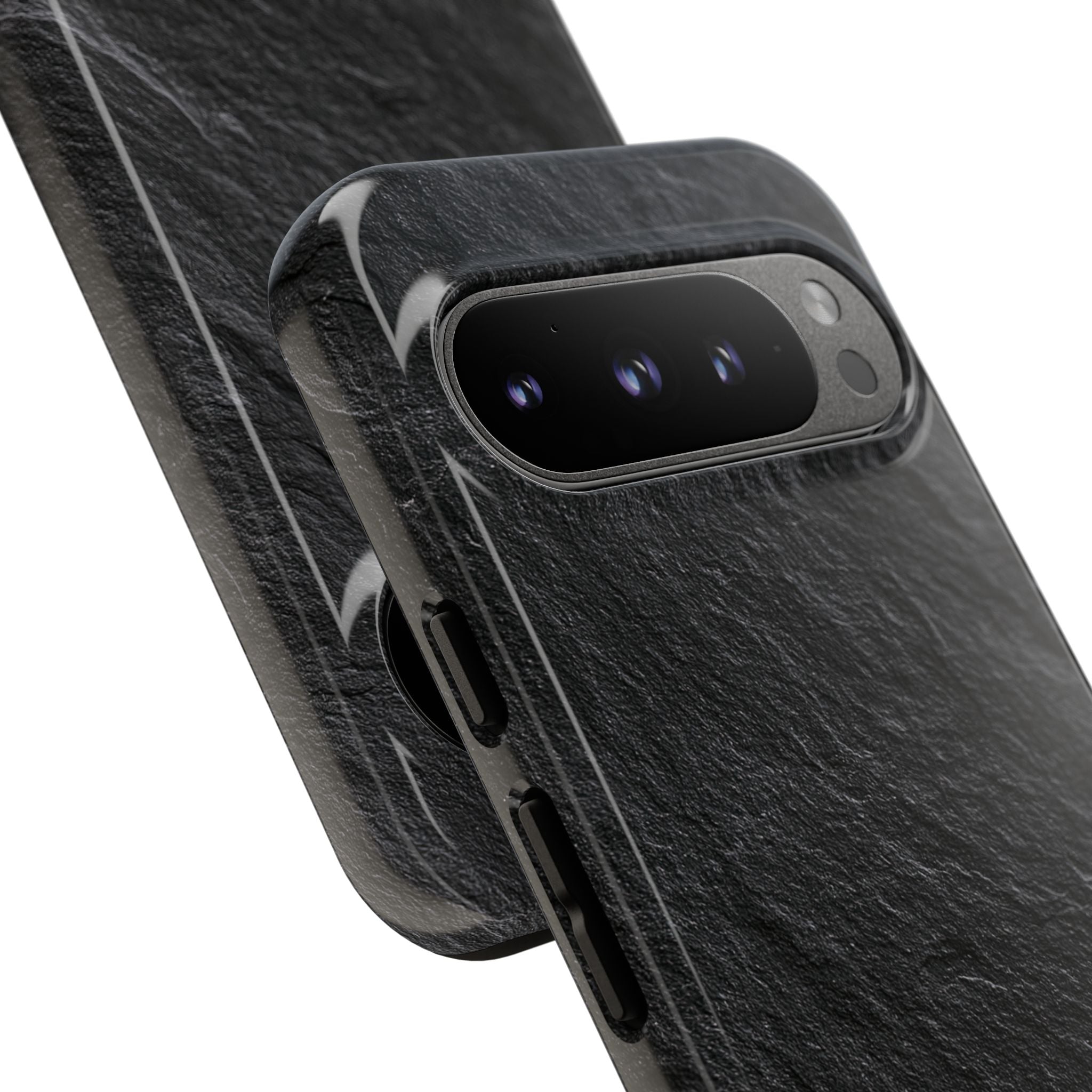 Black Tough Phone Case for Google Pixel - Raw Obsidian Slate