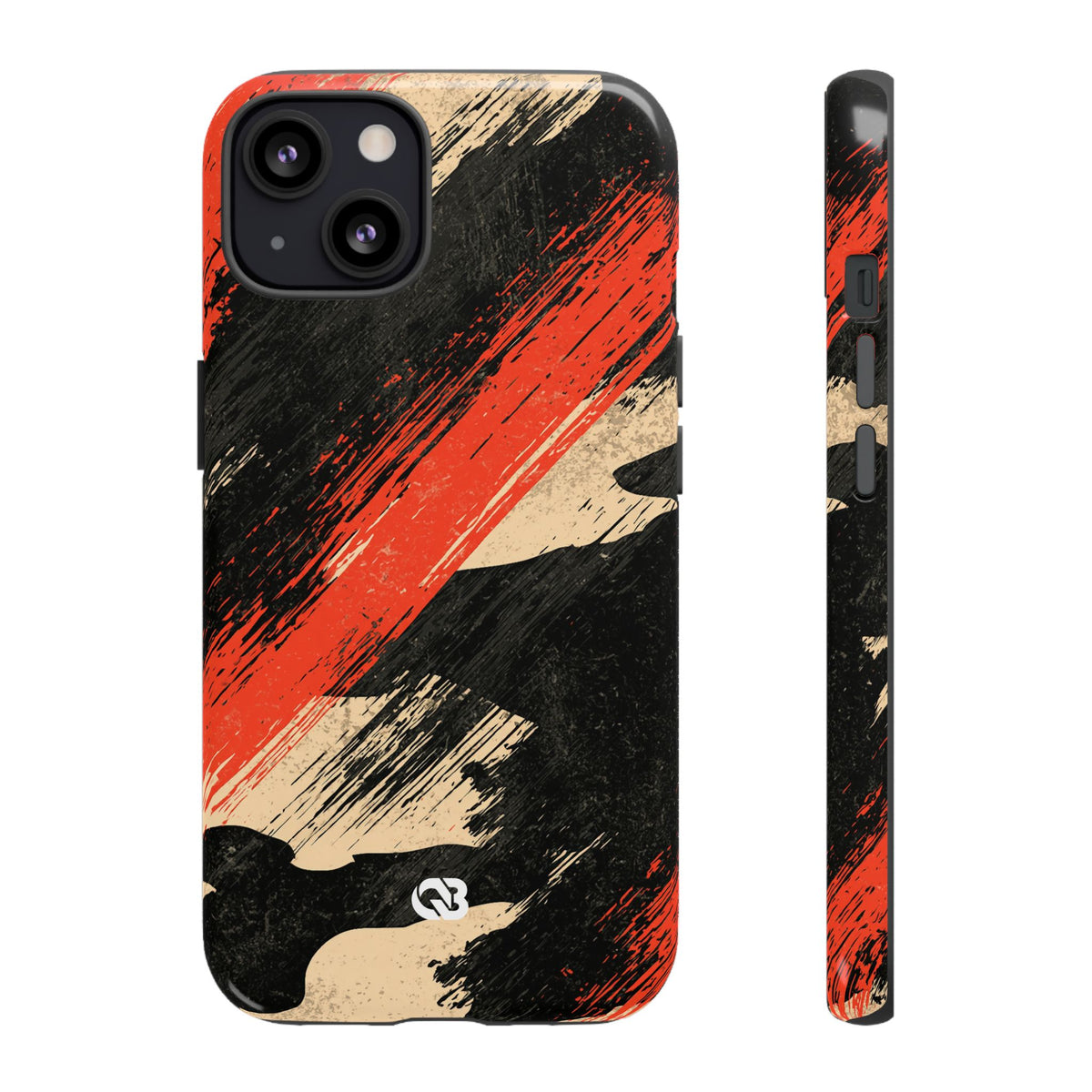 Urban Slash Camo · Tough Phone Case for iPhone · Black
