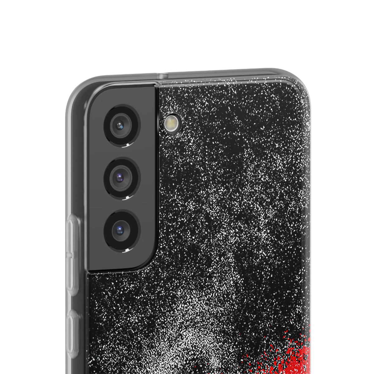 Crimson Noir Drip · Lite Phone Case for Samsung · Black