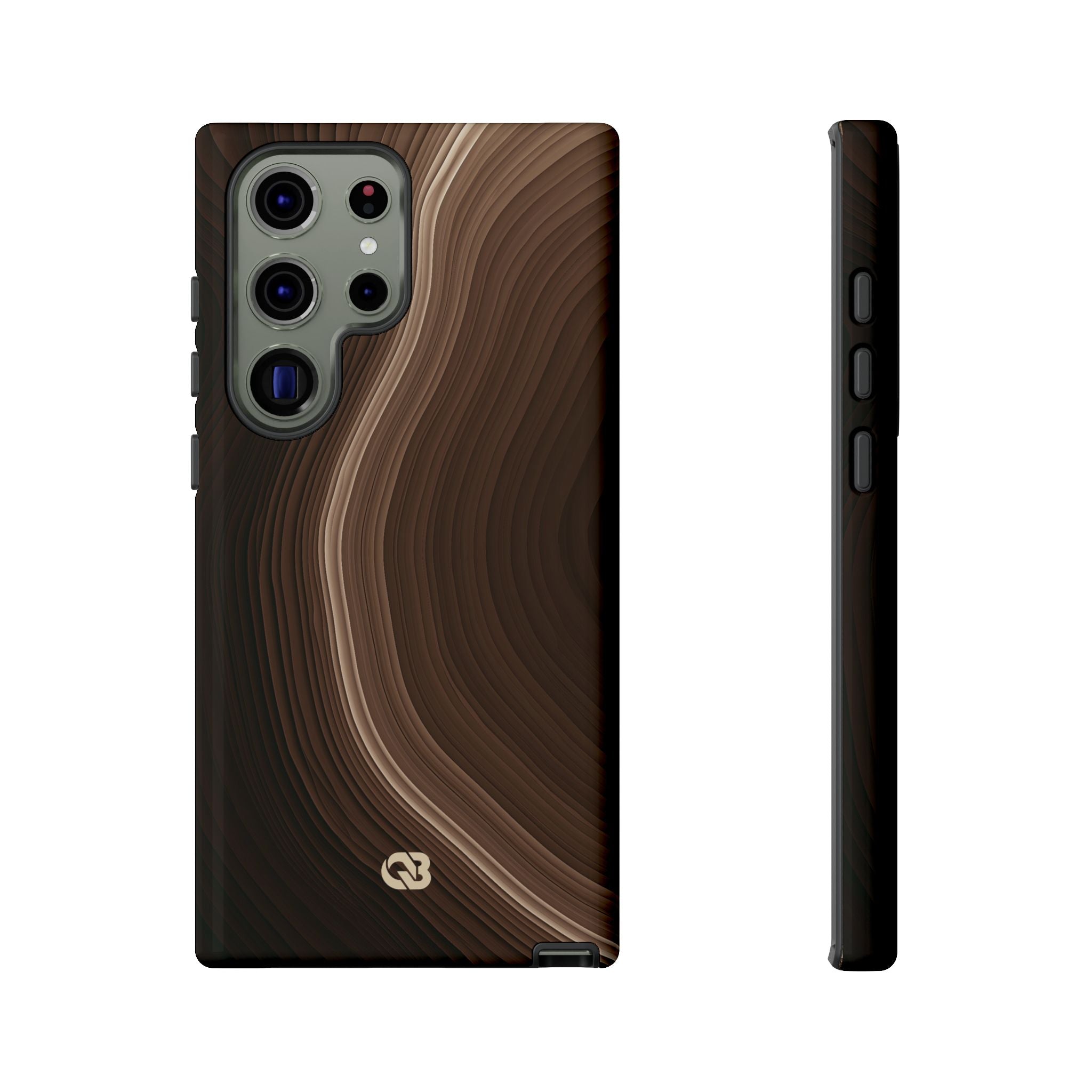 Brown Tough Phone Case for Samsung - Bronzed Canyon Relief